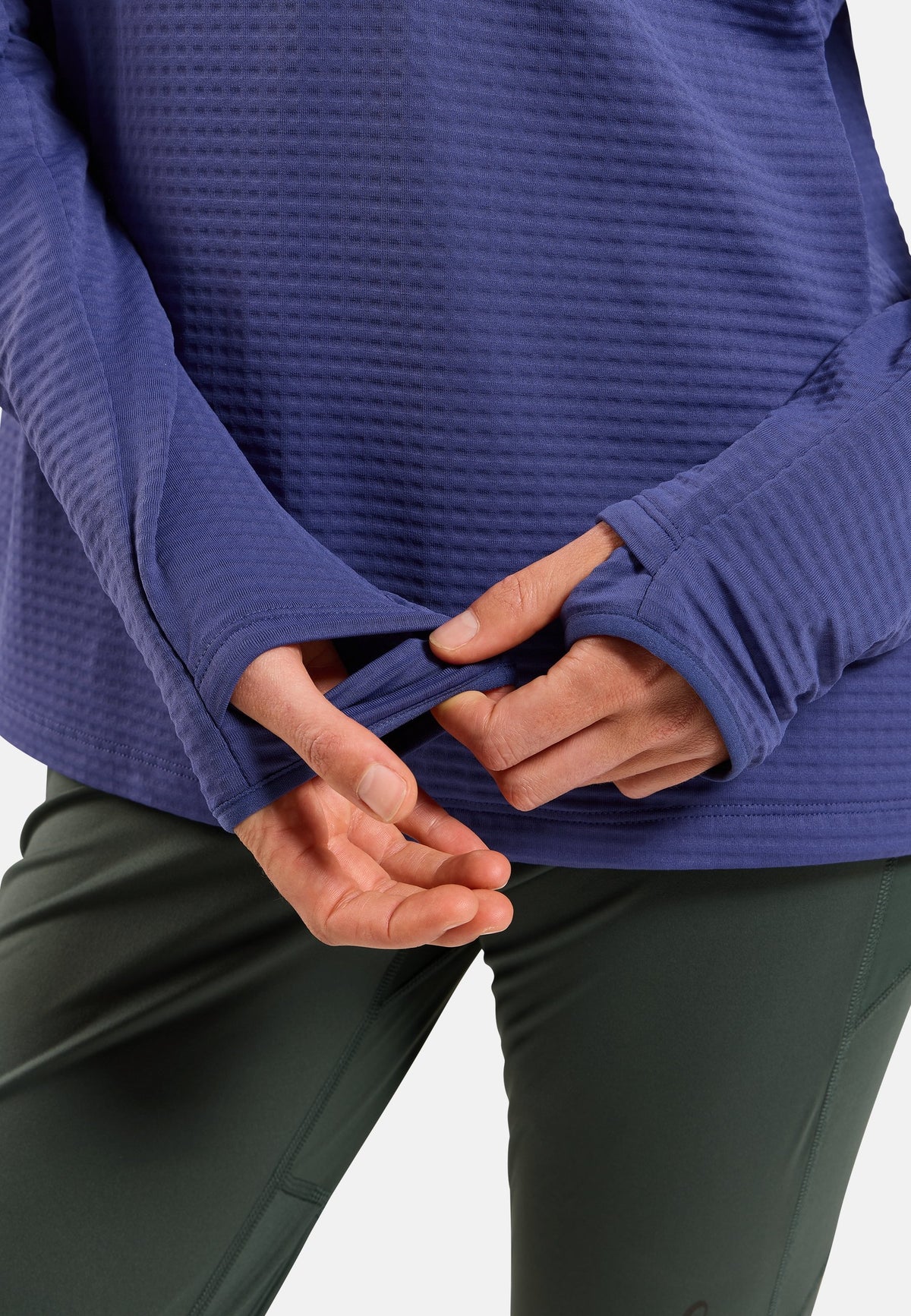 The Essentials Thermal half-zip running mid layer