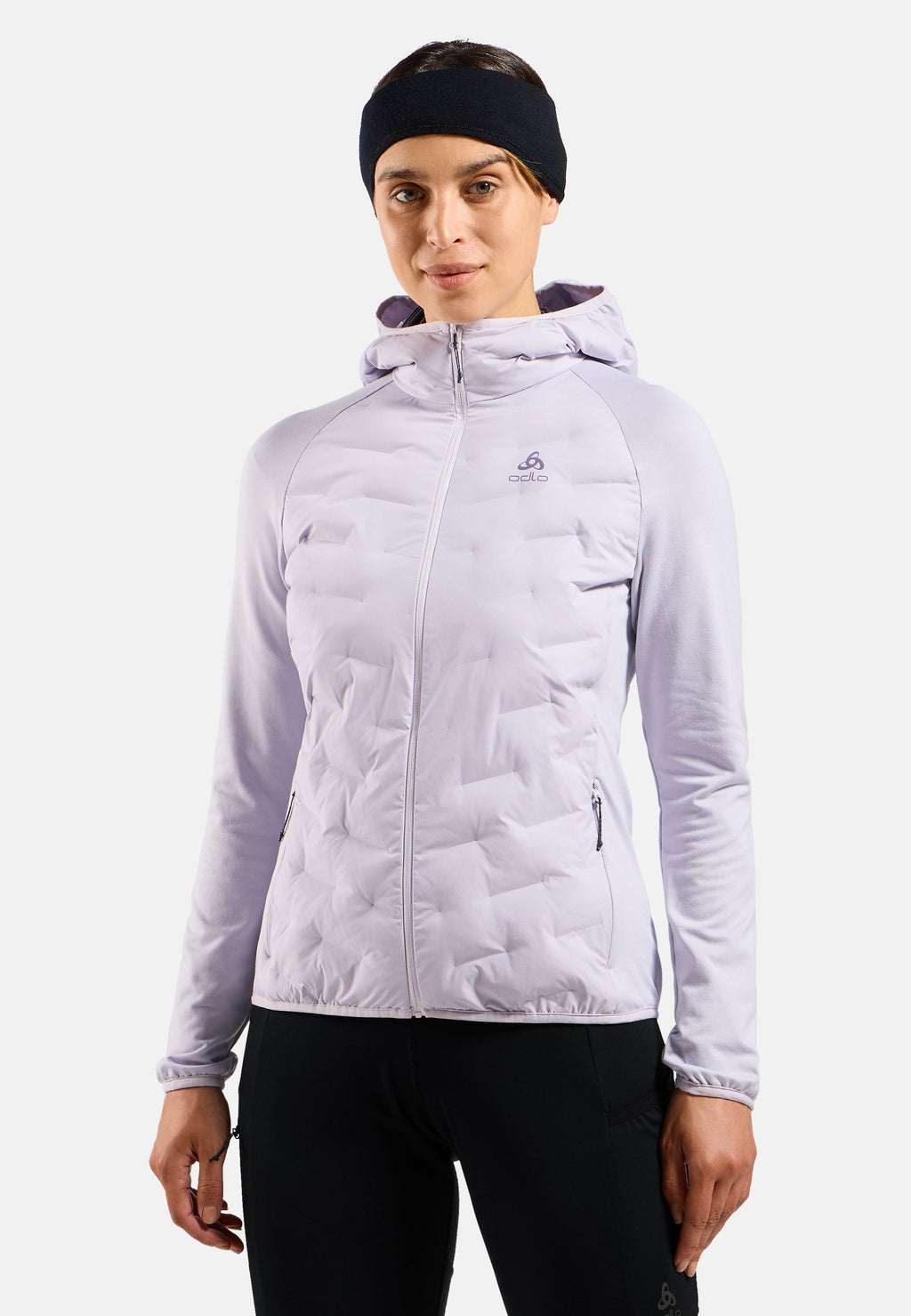The Zeroweight Insulator hybrid mid layer hooded zip