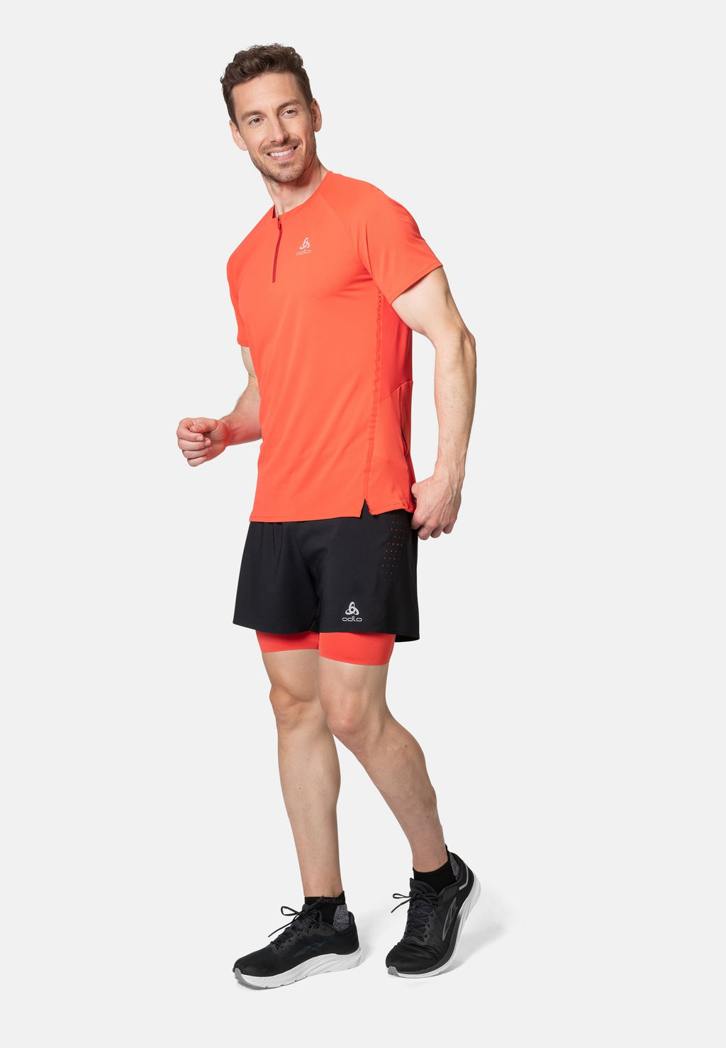 The X-Alp half-zip running t-shirt