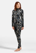 The Natural Merino Warm Jacquard Base Layer Half-Zip