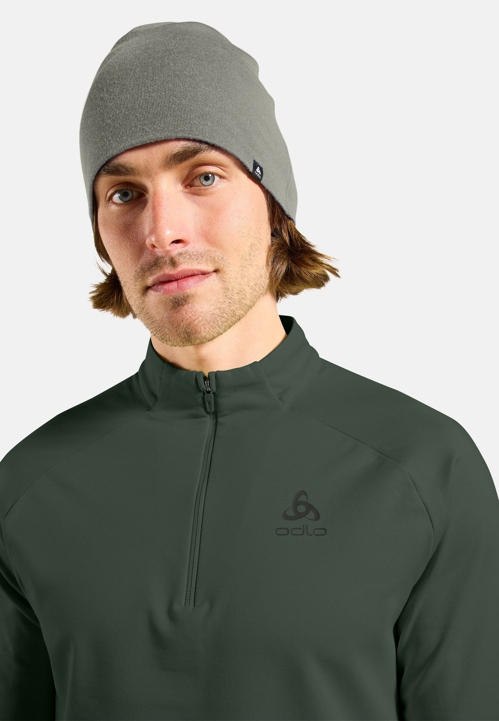 The Essentials Light half-zip mid layer