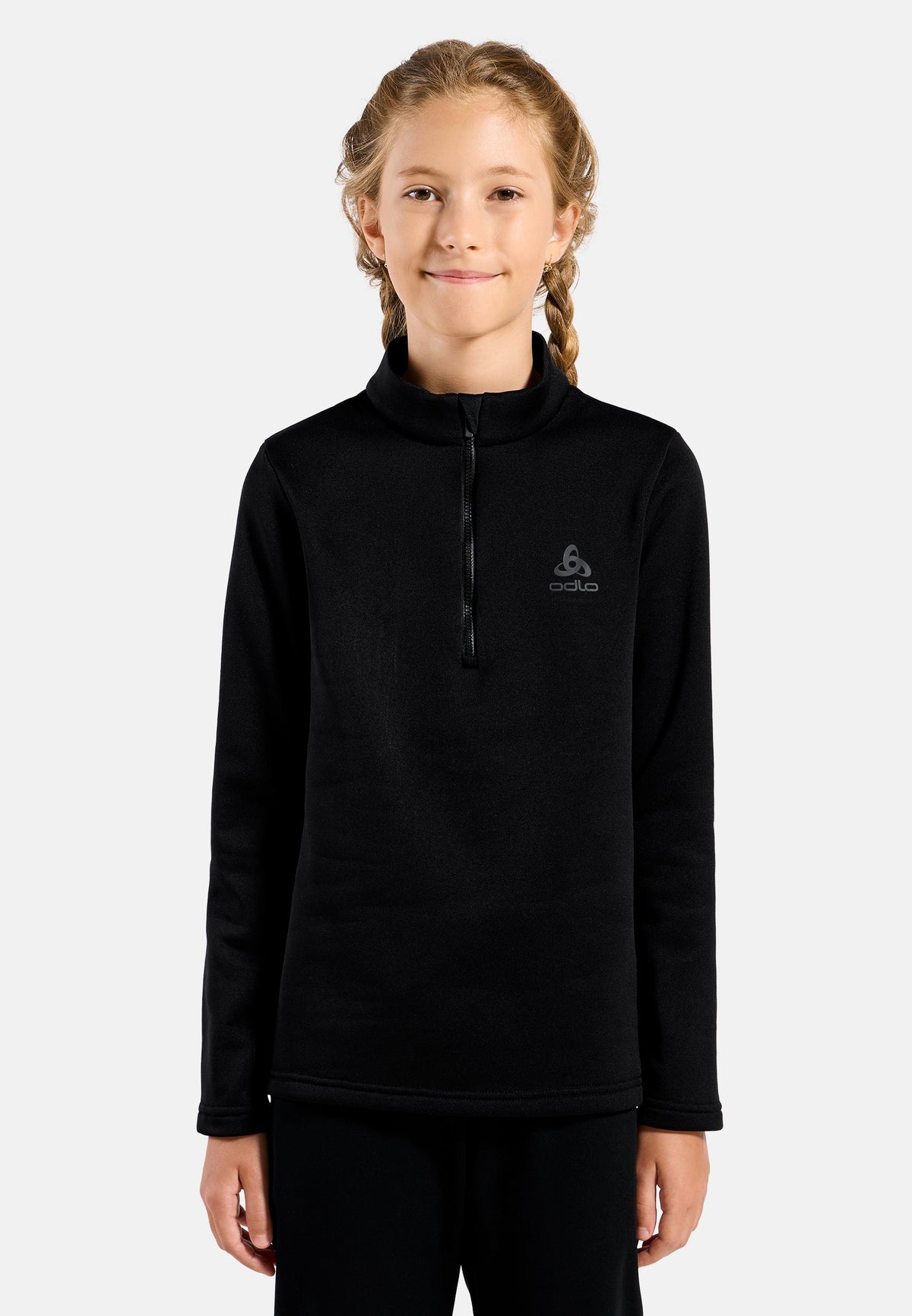 The Berra kids' half-zip mid layer