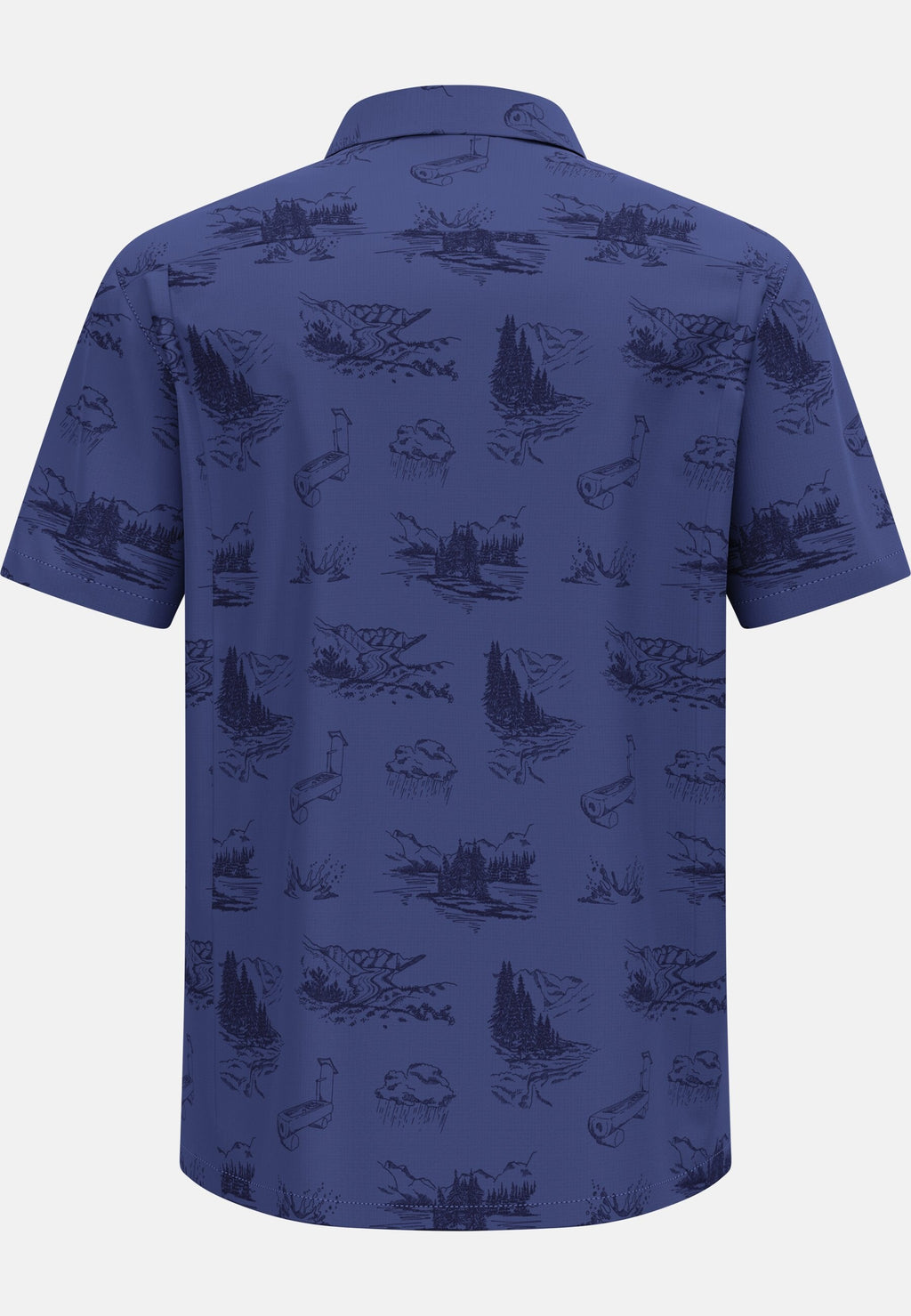 The Essentials short-sleeve print hiking shirt