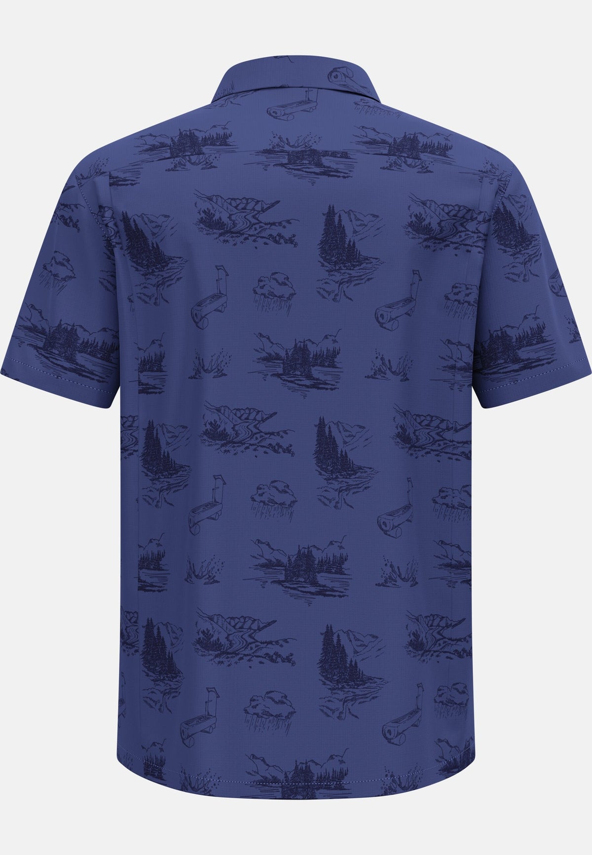 The Essentials short-sleeve print hiking shirt