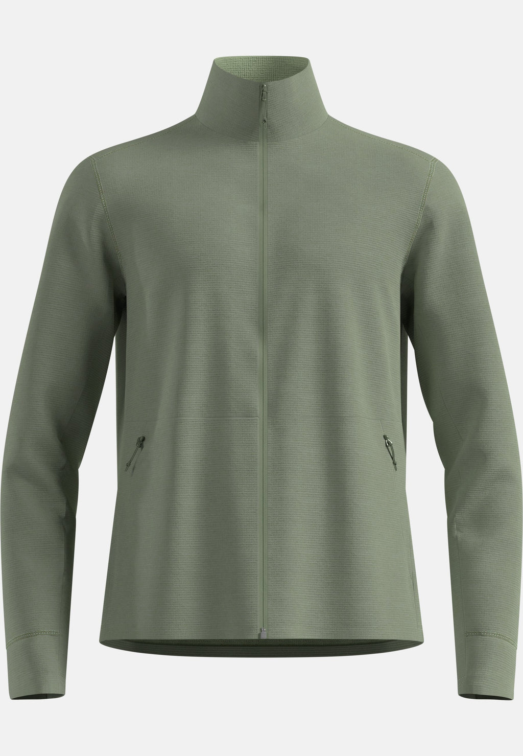 The Essentials grid fleece full-zip multisport mid layer