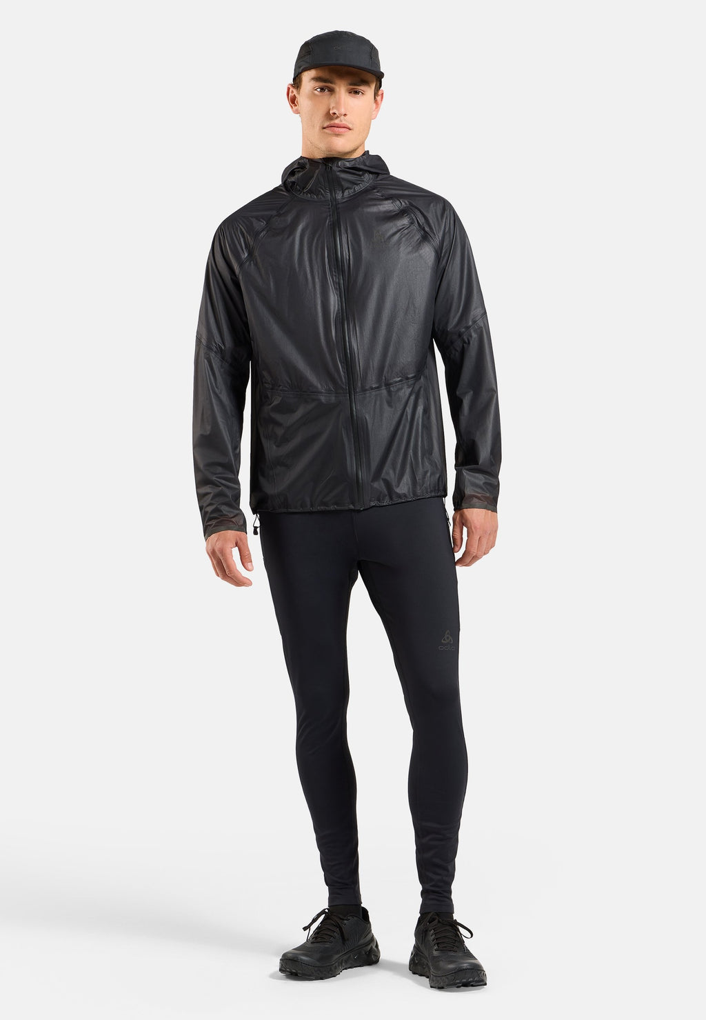 The Dual Dry Performance Knit waterproof insulated running jacket