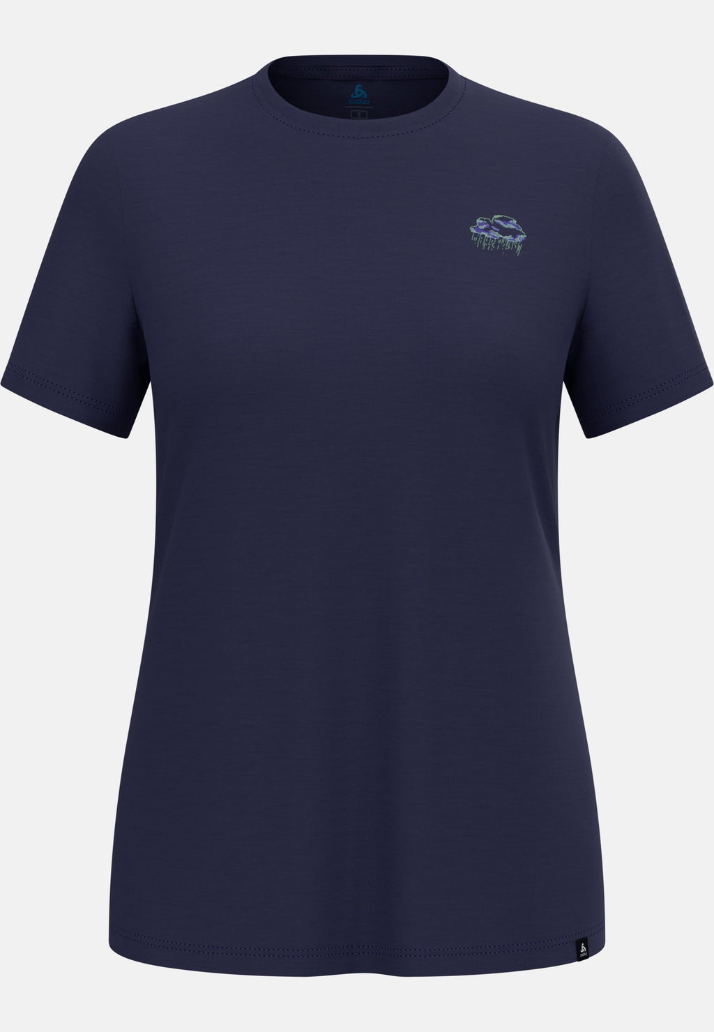 The Ascent merino 160 raincloud t-shirt