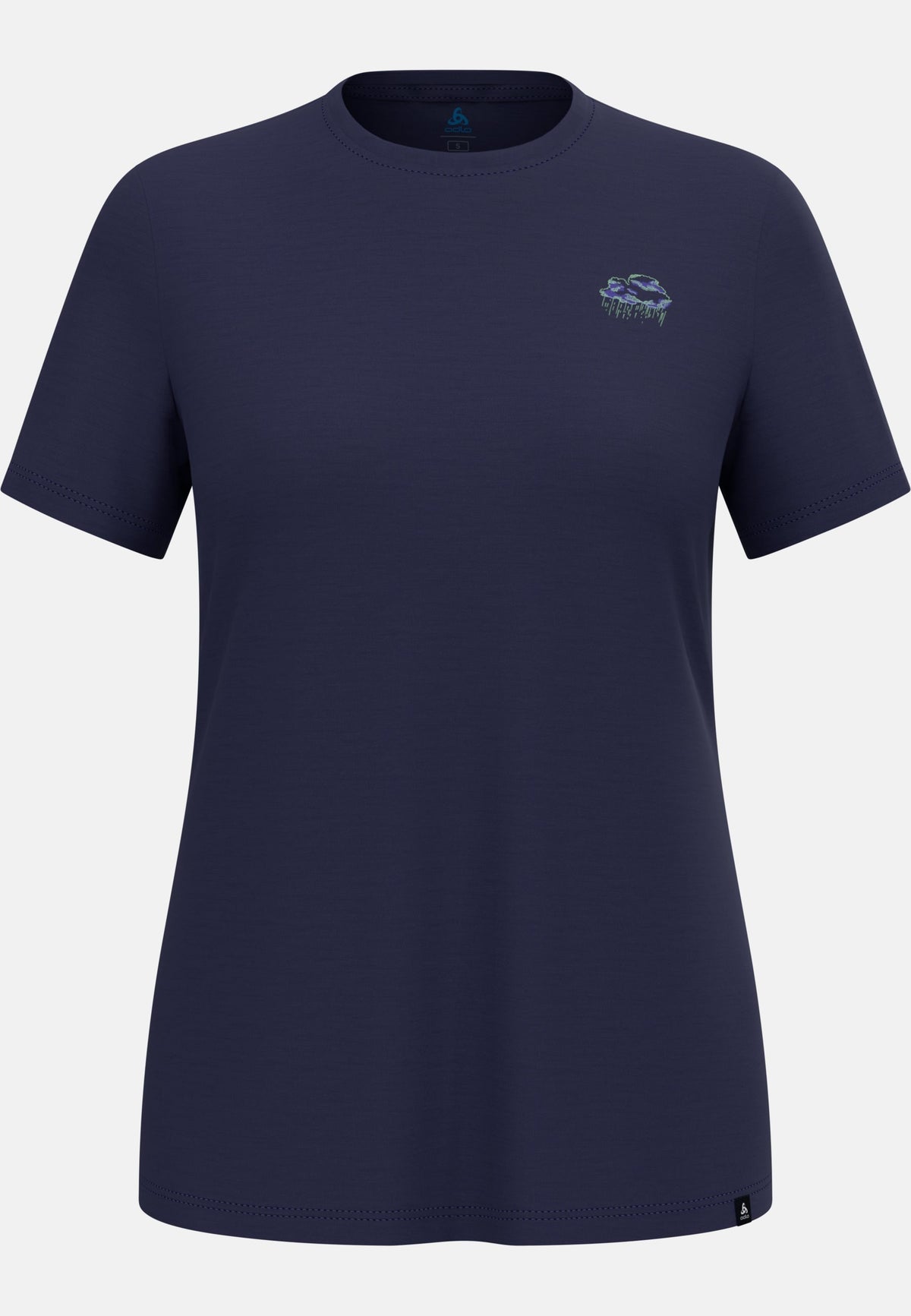 The Ascent merino 160 raincloud t-shirt