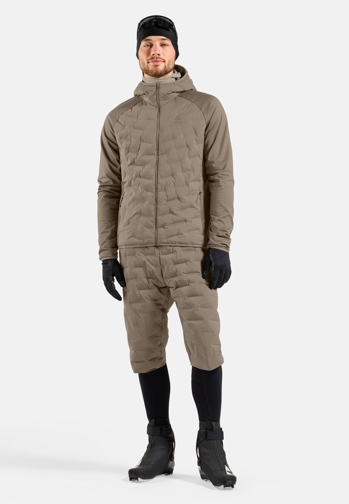 The Zeroweight Insulator hybrid mid layer hooded zip