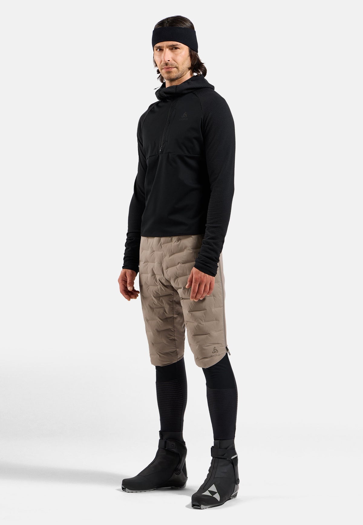The Zeroweight Pro Performance Wool windproof seamless hooded mid layer