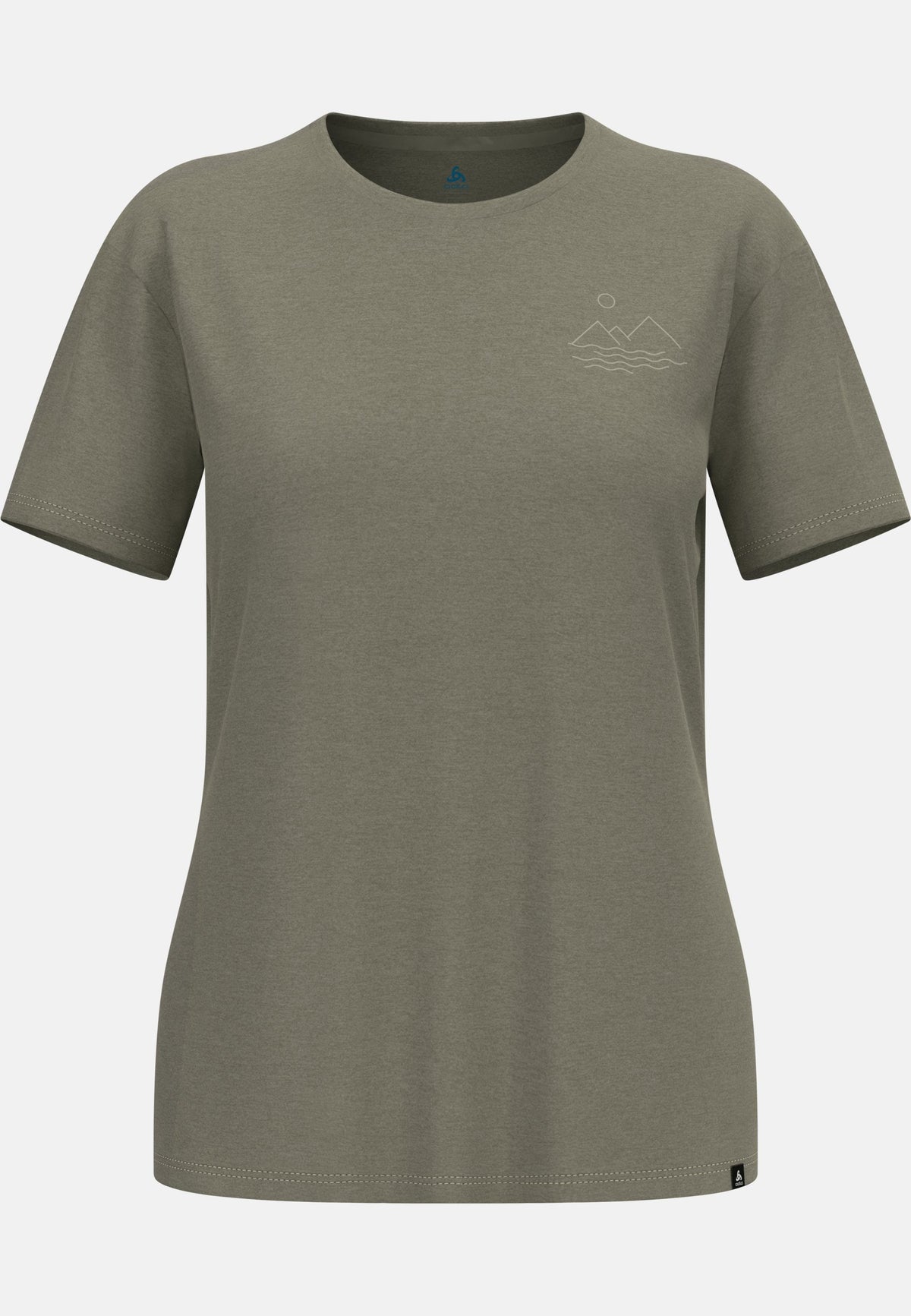 Ascent sun sea mountains t-shirt