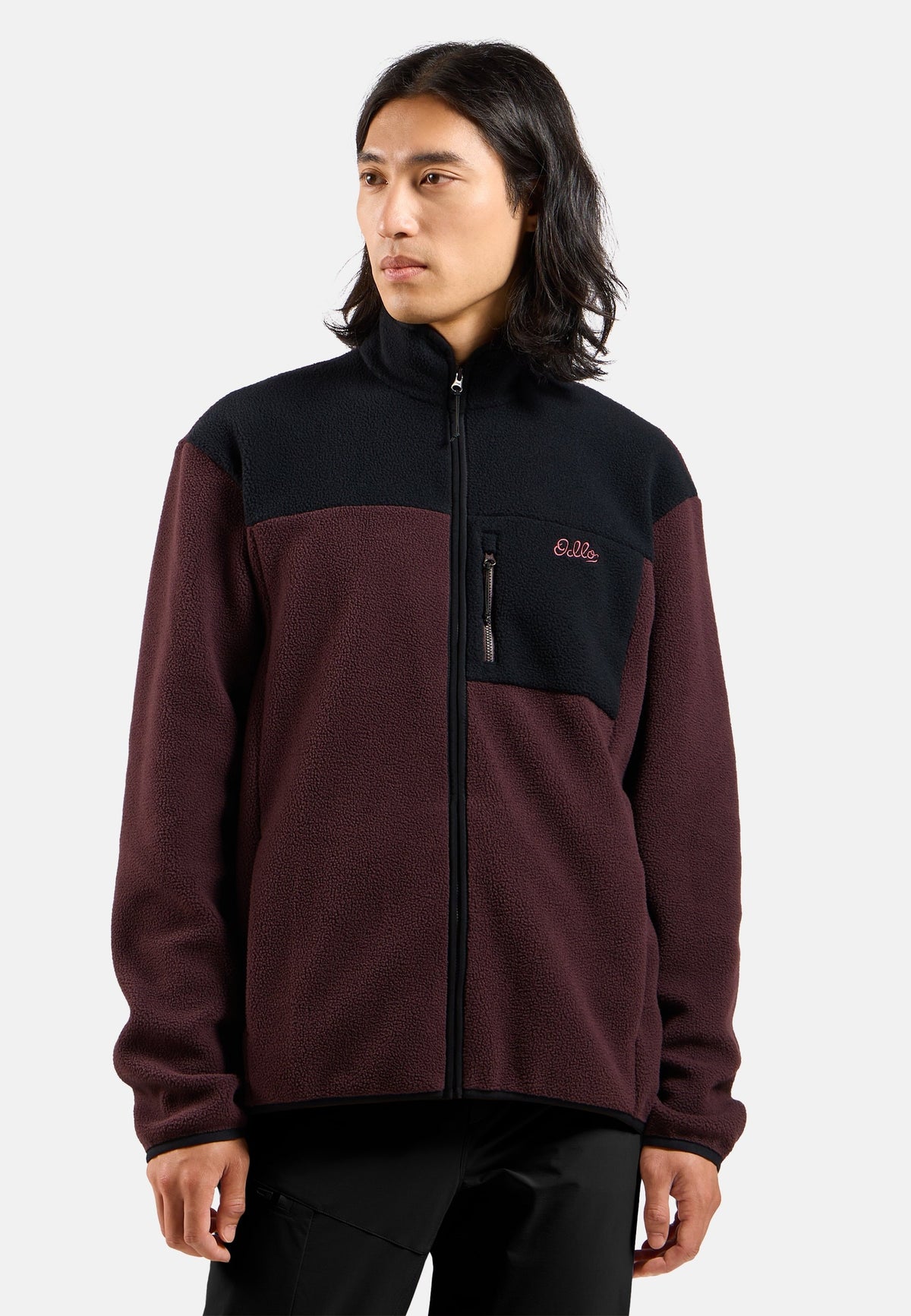 The Essentials high-pile full-zip mid layer