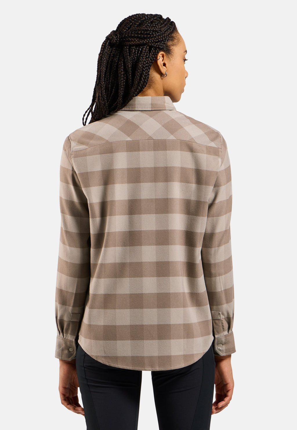 The Essentials checked flannel long sleeve