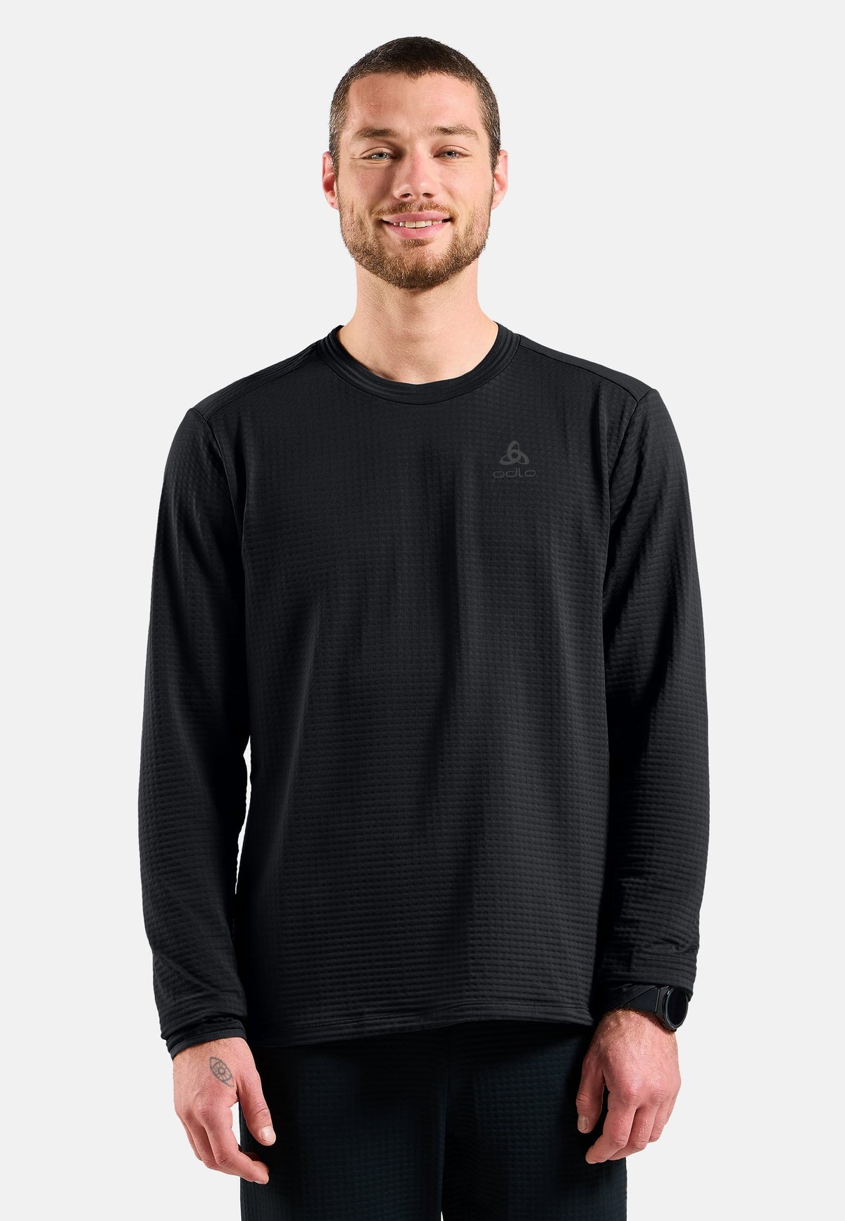 The Essentials Thermal crewneck running mid layer