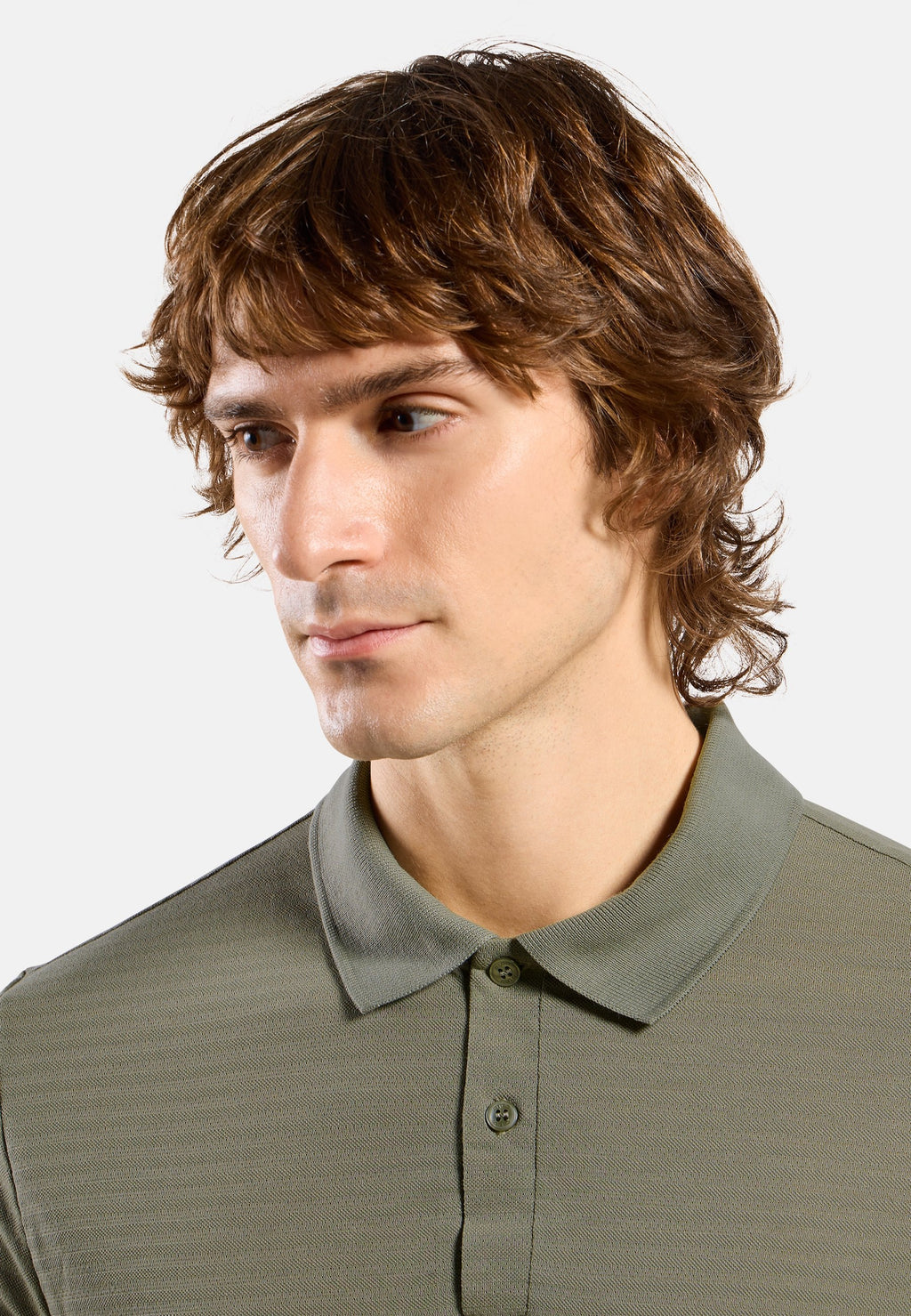The Ascent natural polo shirt