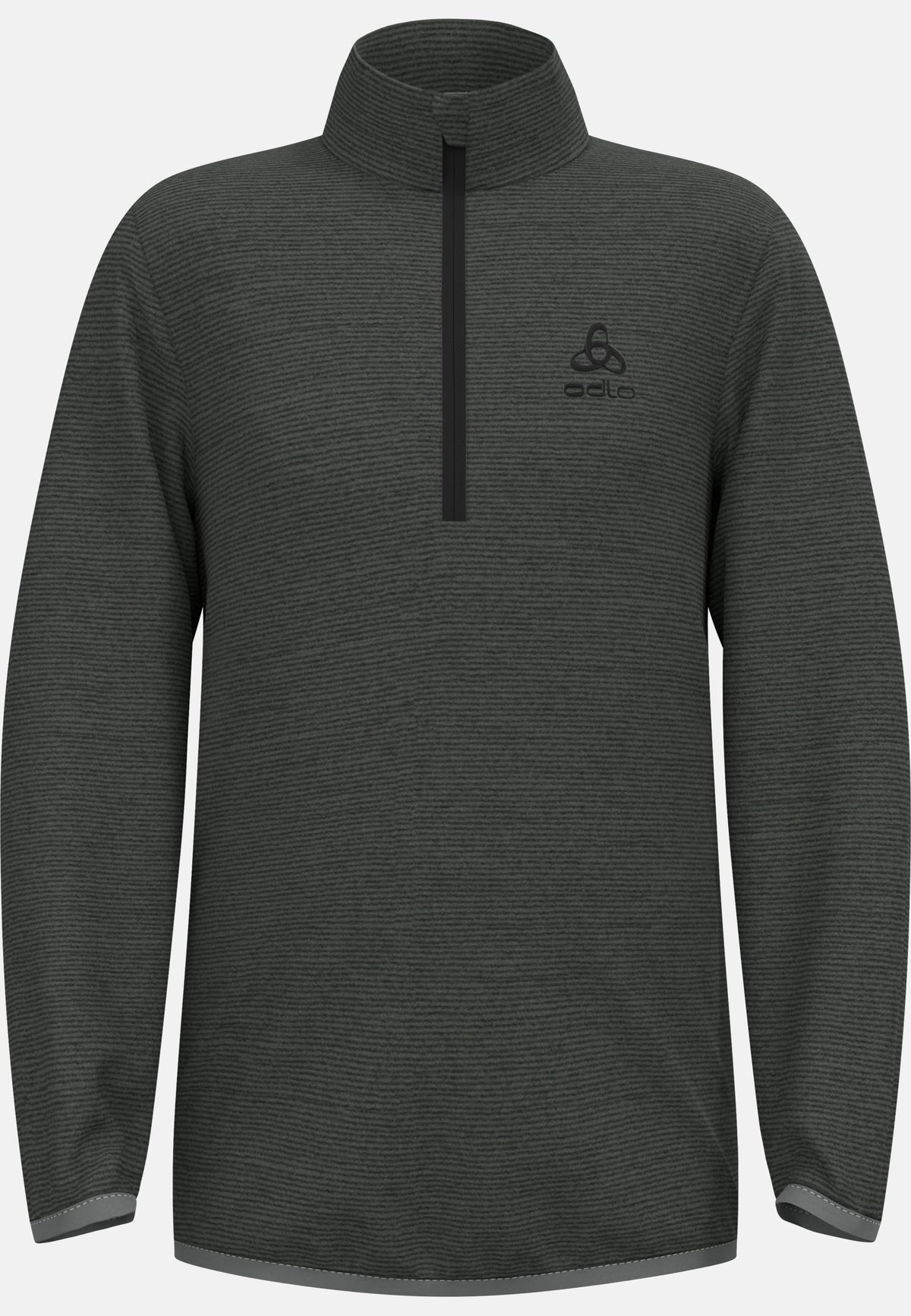 The Roy kids' stripe half-zip mid layer