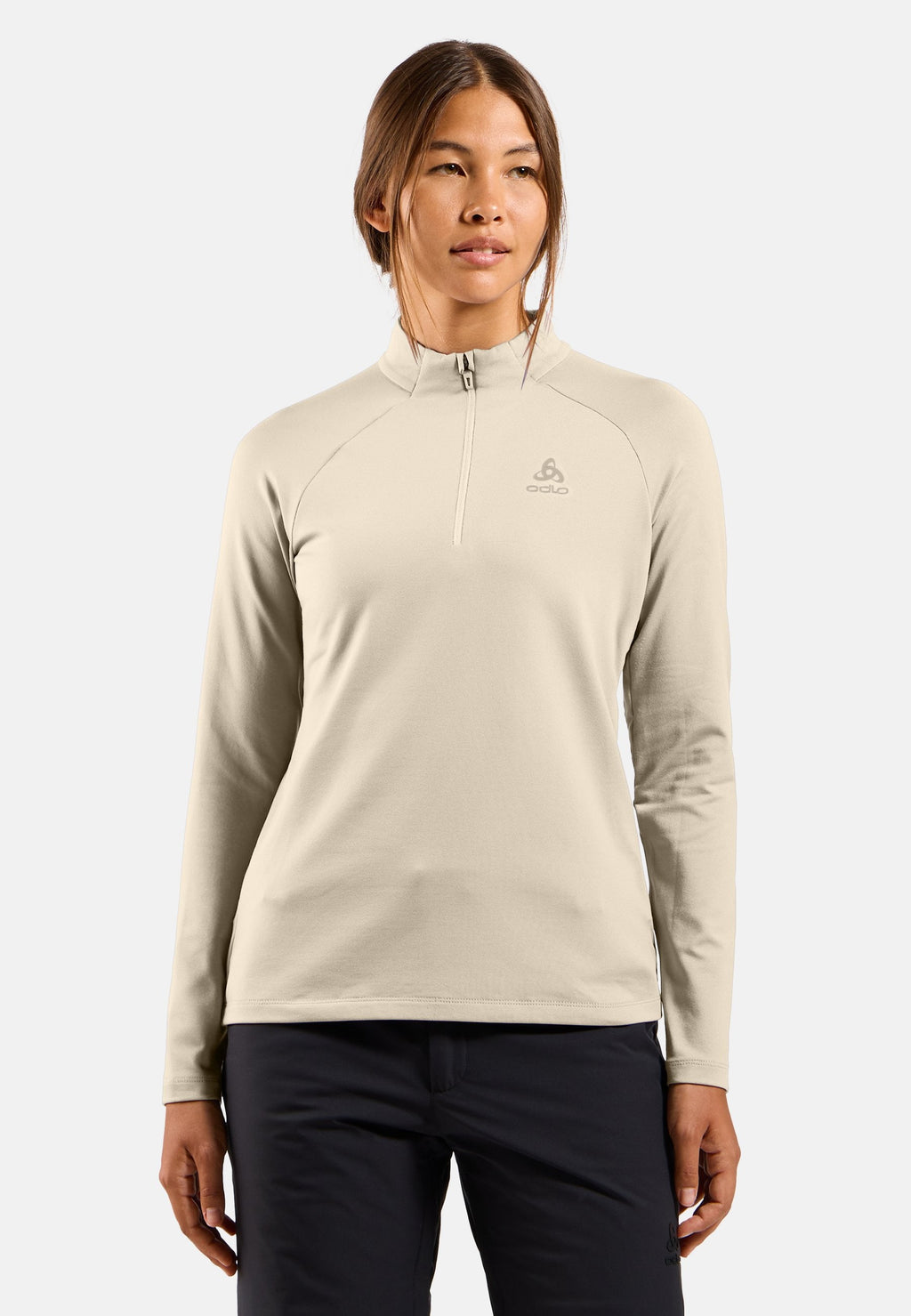 The Essentials Light half-zip mid layer