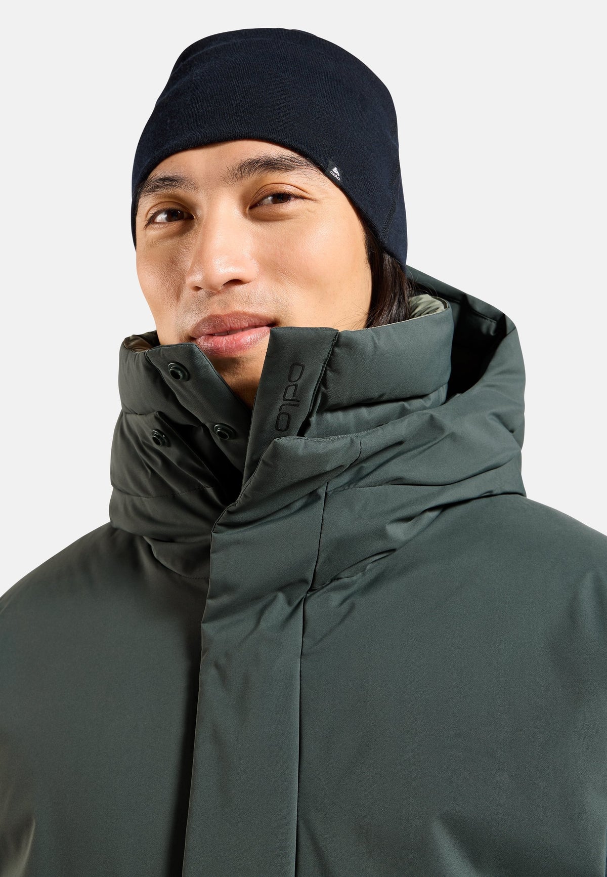The Ascent reversible down hooded parka