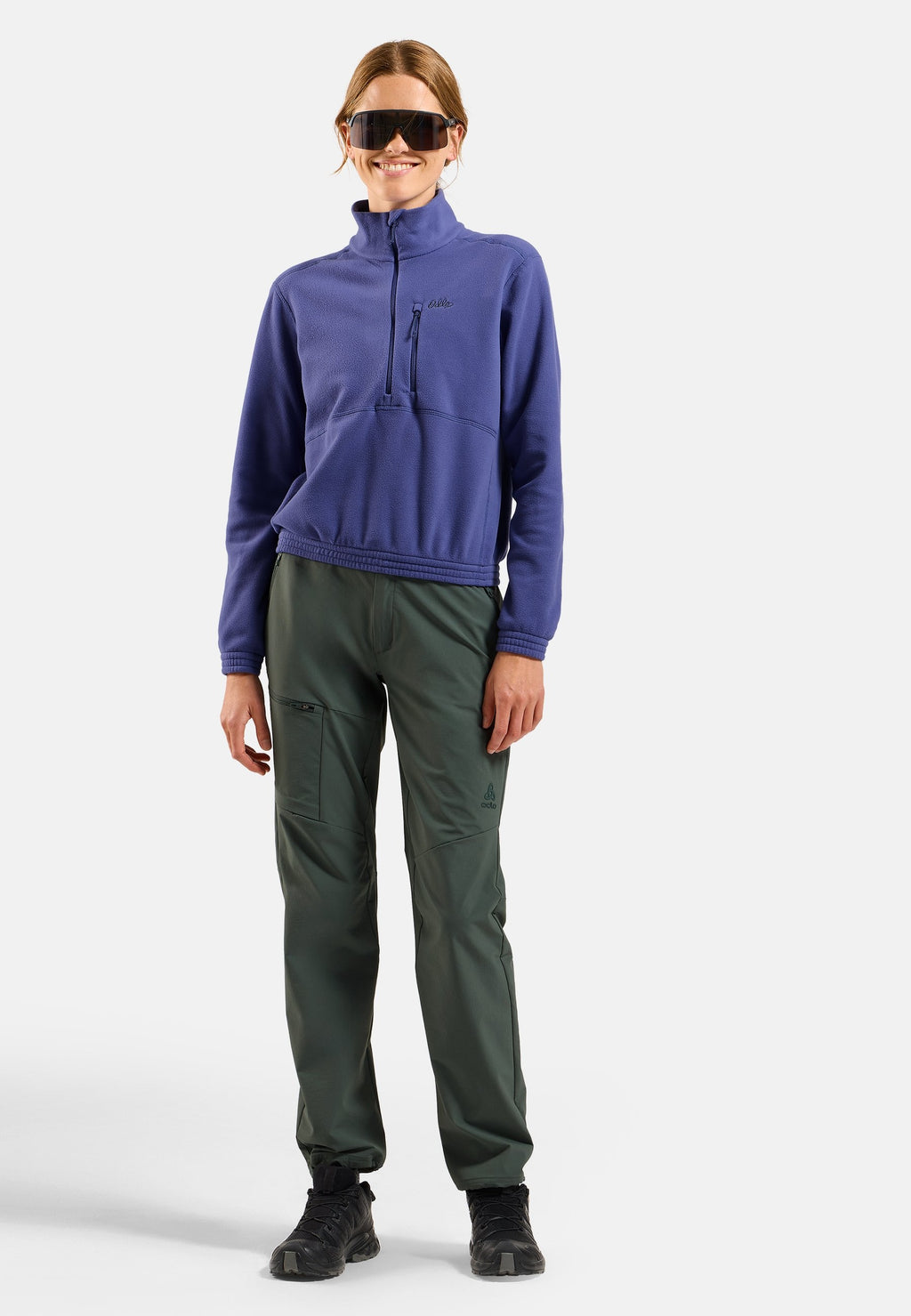 The Essentials classic fleece half-zip multisport mid layer