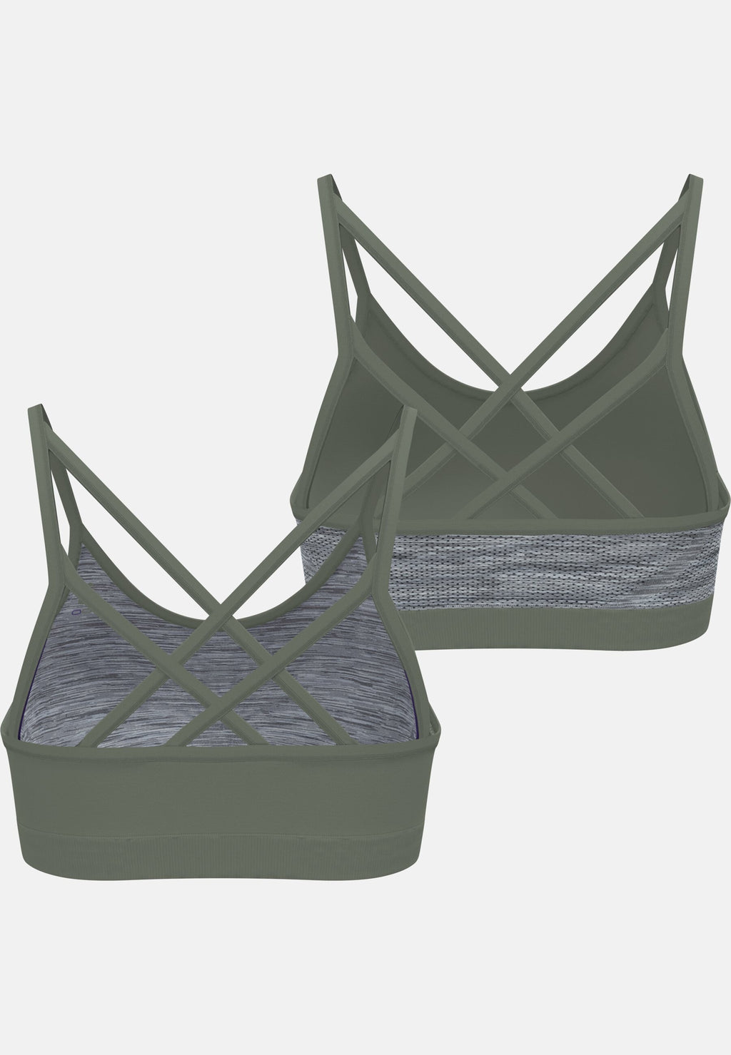The Seamless soft-support reversible sports bra