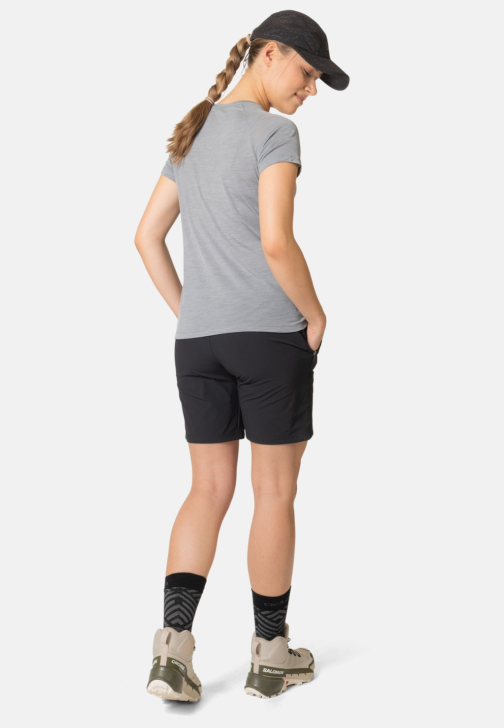 The Ascent Performance Wool Light sunrise t-shirt