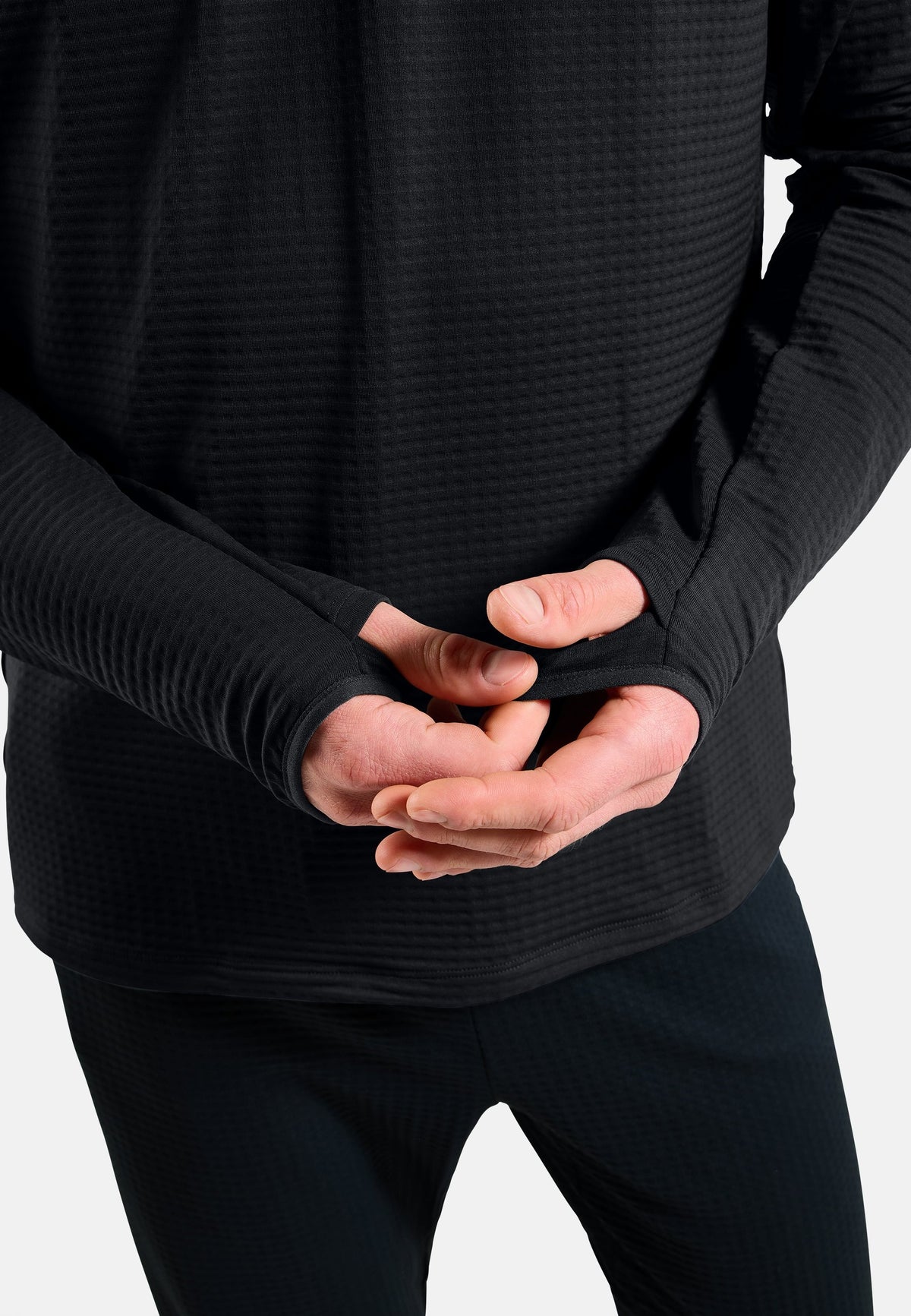 The Essentials Thermal crewneck running mid layer