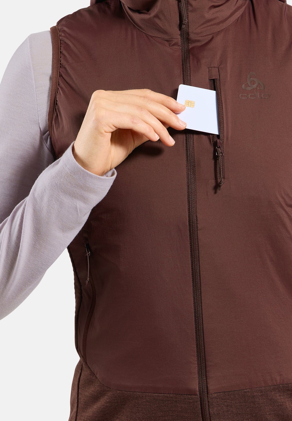 The Ascent wool insulated hybrid vest