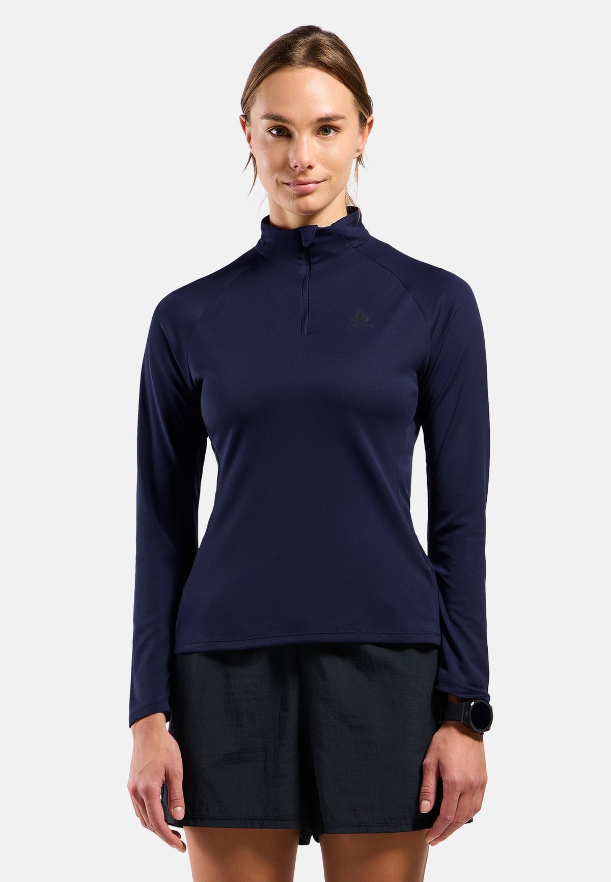 The women's Essentials half-zip running mid layer