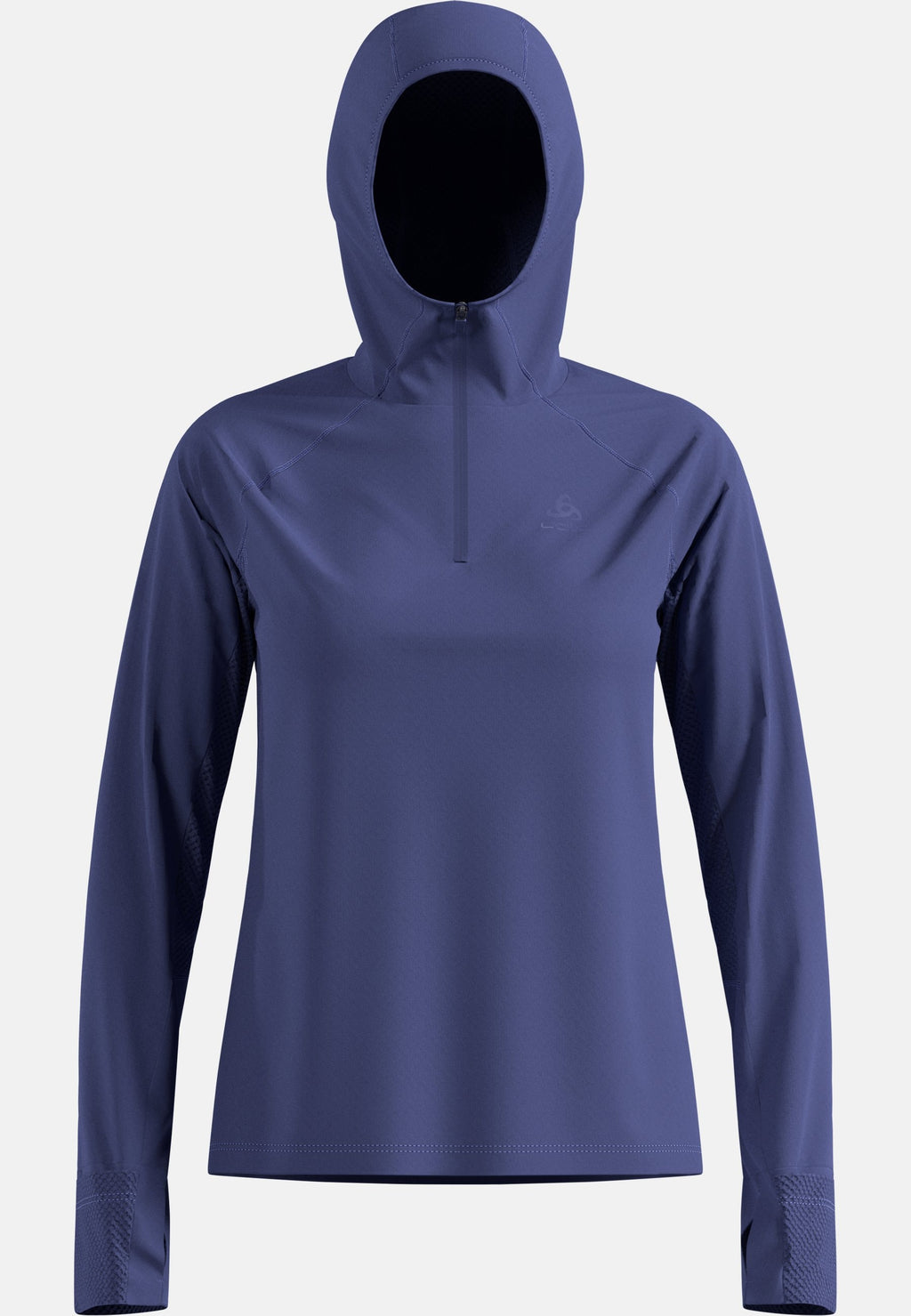 The X-Alp half-zip hooded trail running mid layer