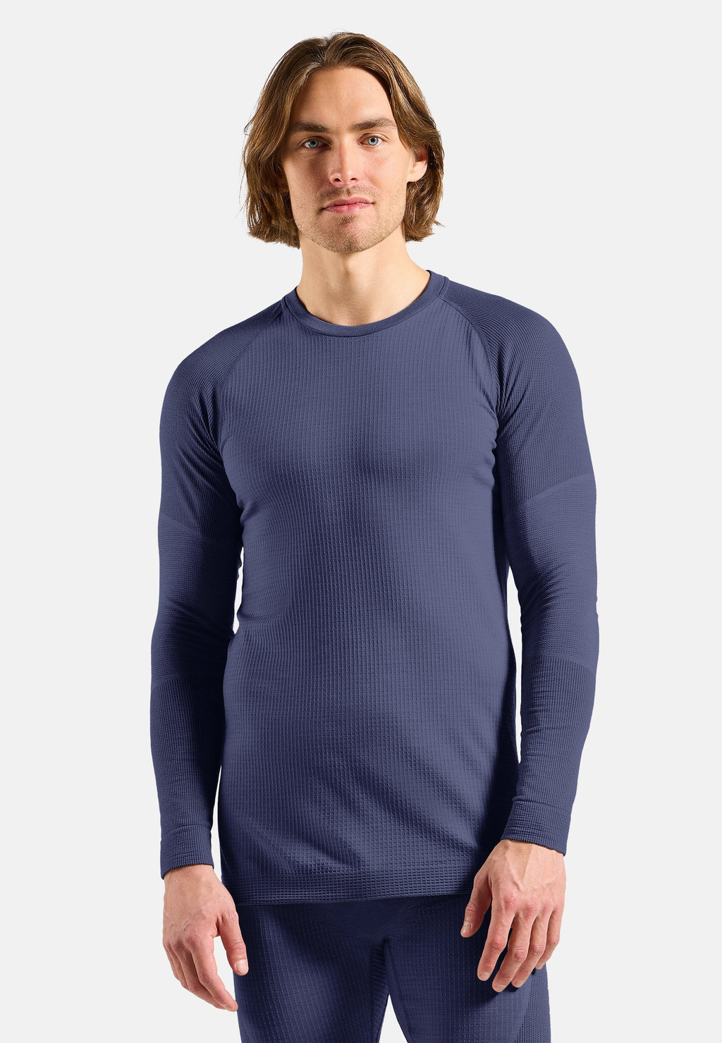 The Seamless Performance Wool crewneck base layer top