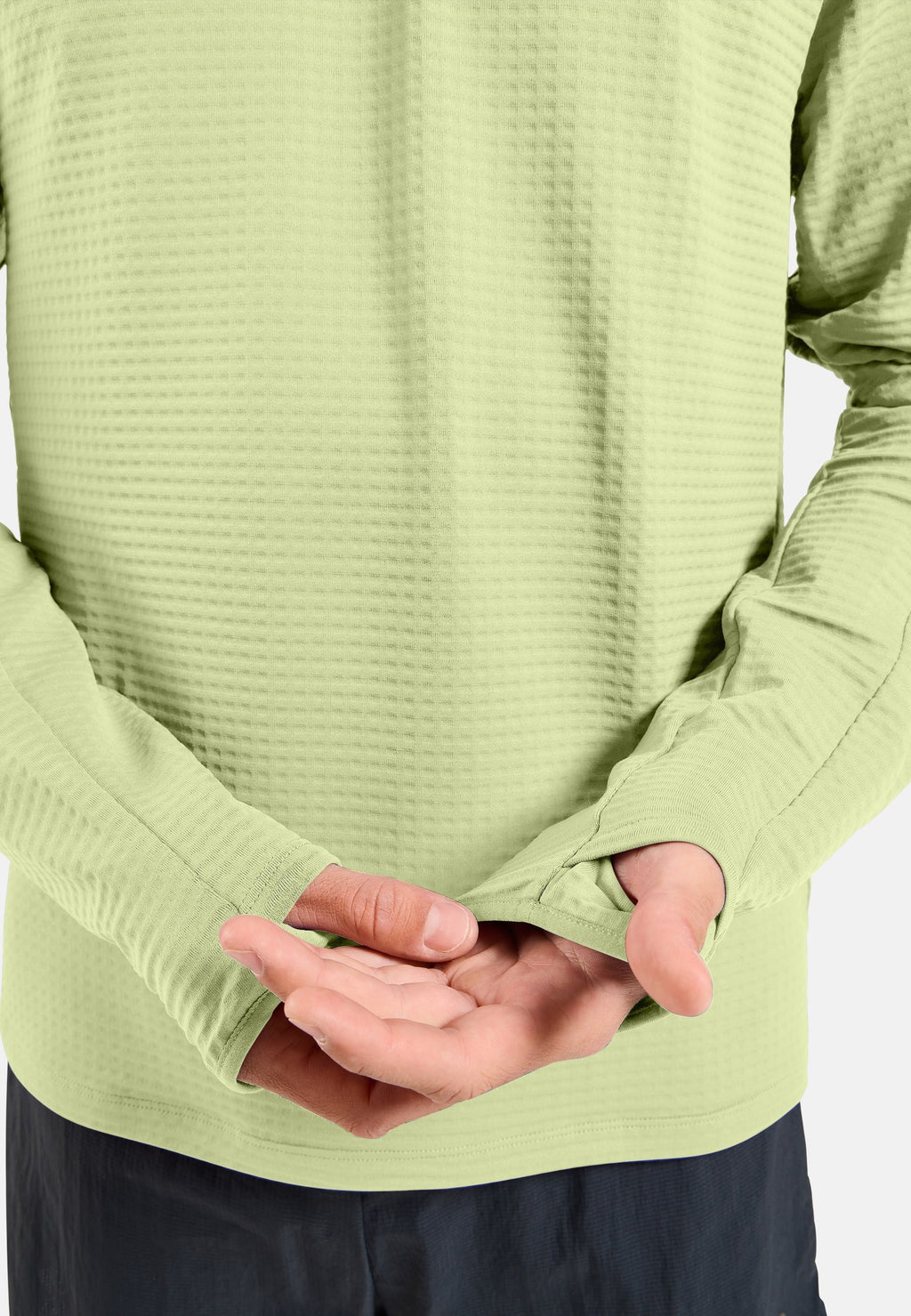 The Essentials Thermal crewneck running mid layer