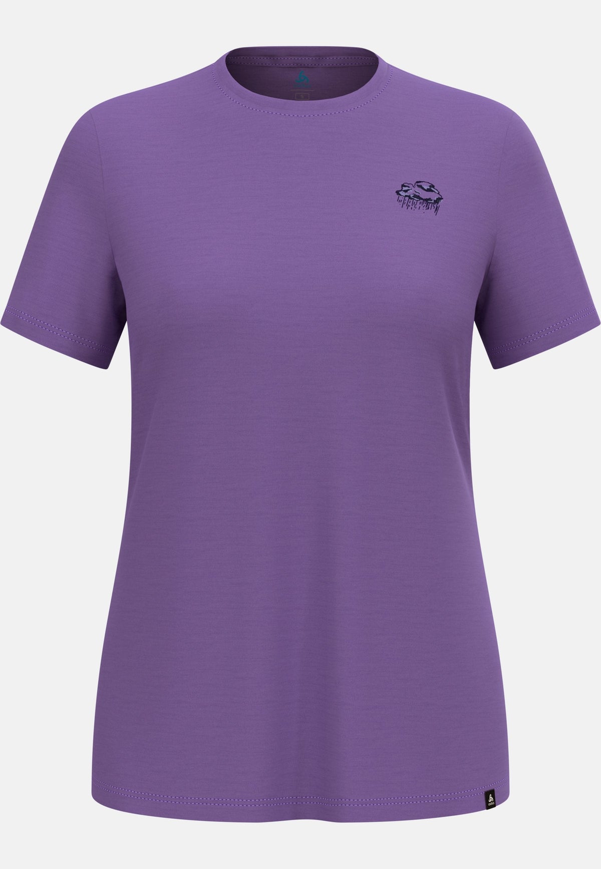 The Ascent merino 160 raincloud t-shirt