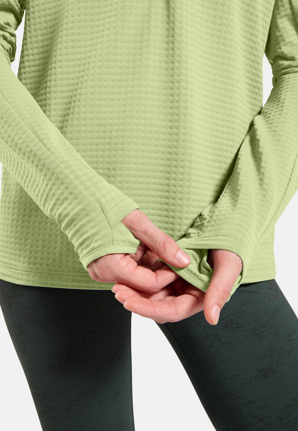 The Essentials Thermal half-zip running mid layer
