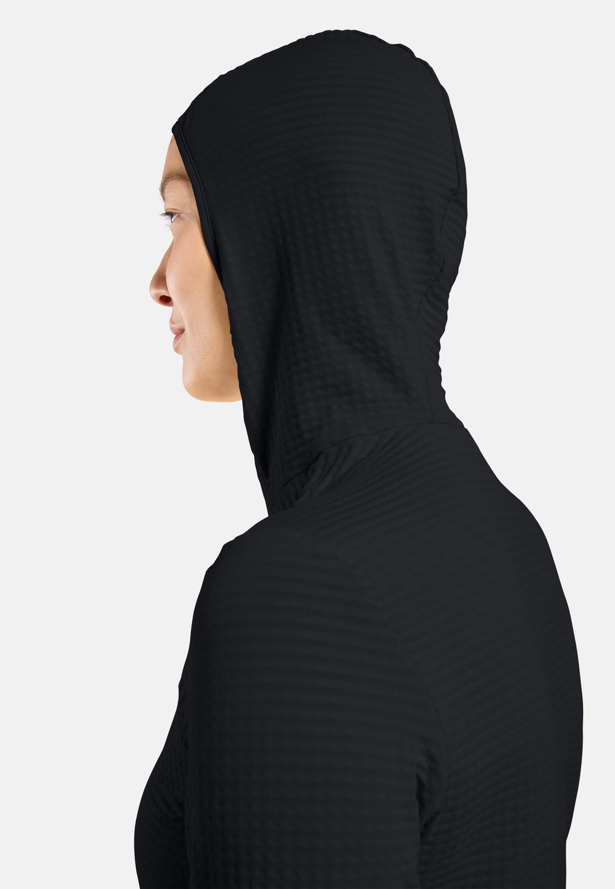 The Essentials Thermal hooded running mid layer