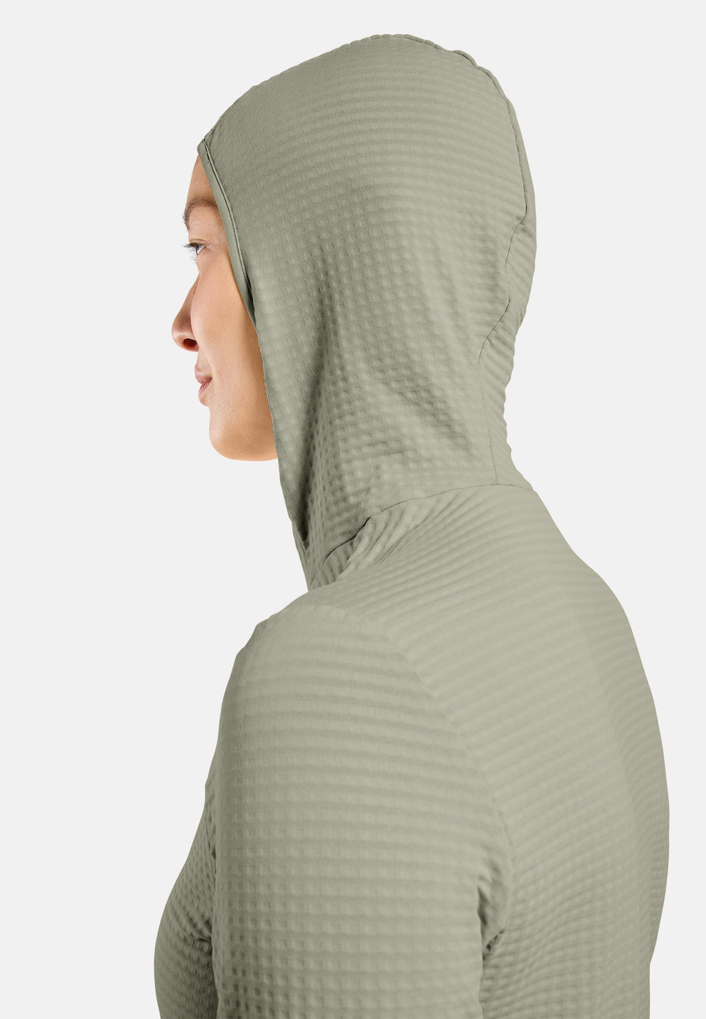 The Essentials Thermal hooded running mid layer