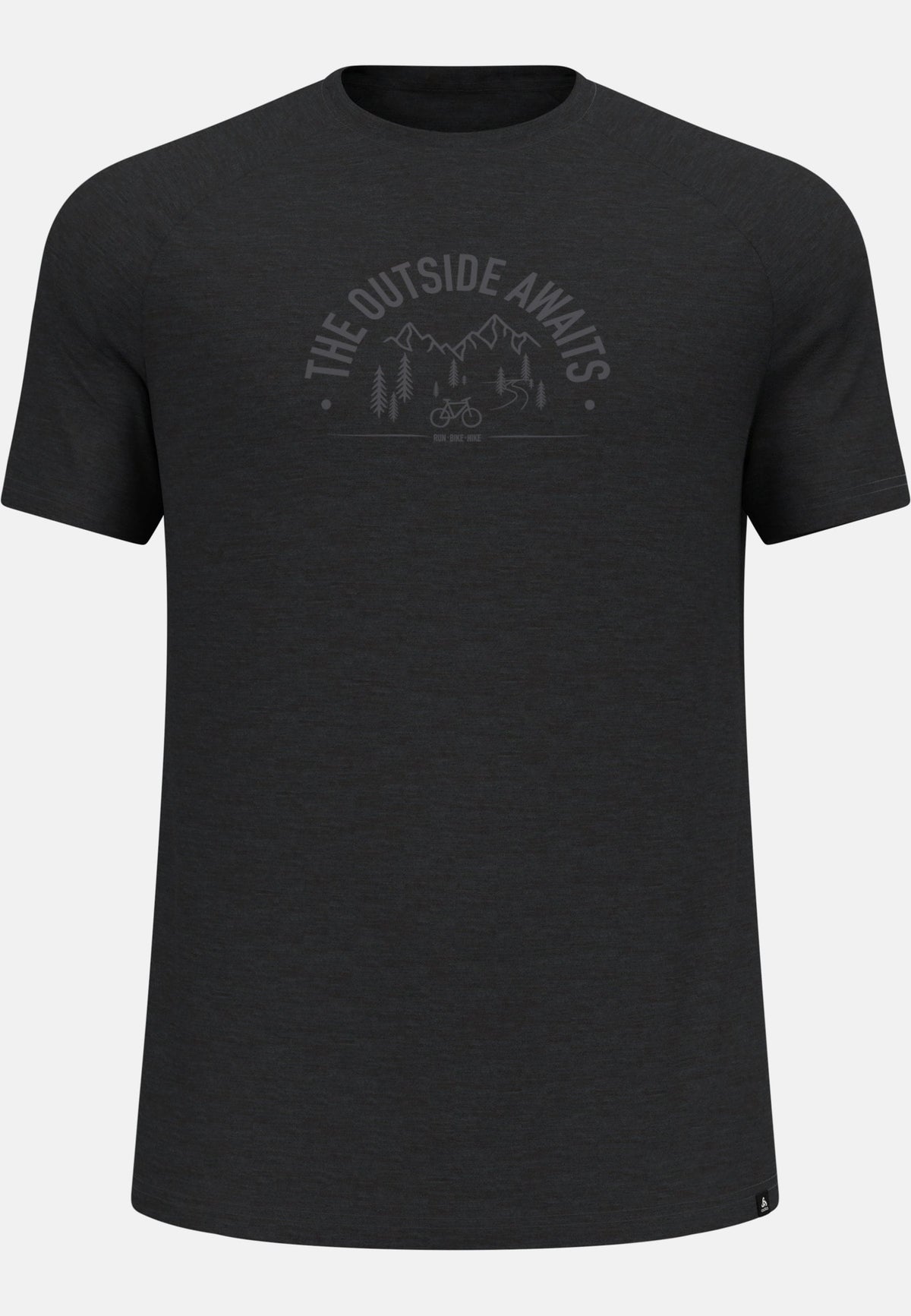 The Ride 365 Performance Wool 130 print t-shirt
