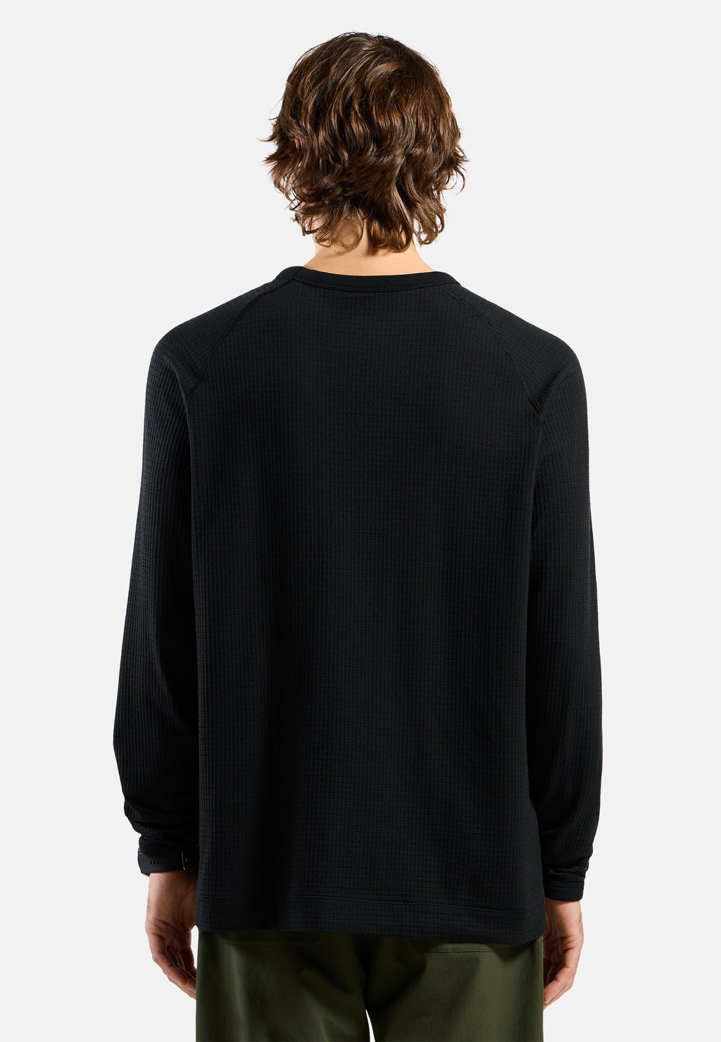 The Ascent merino-blend waffle long-sleeve t-shirt