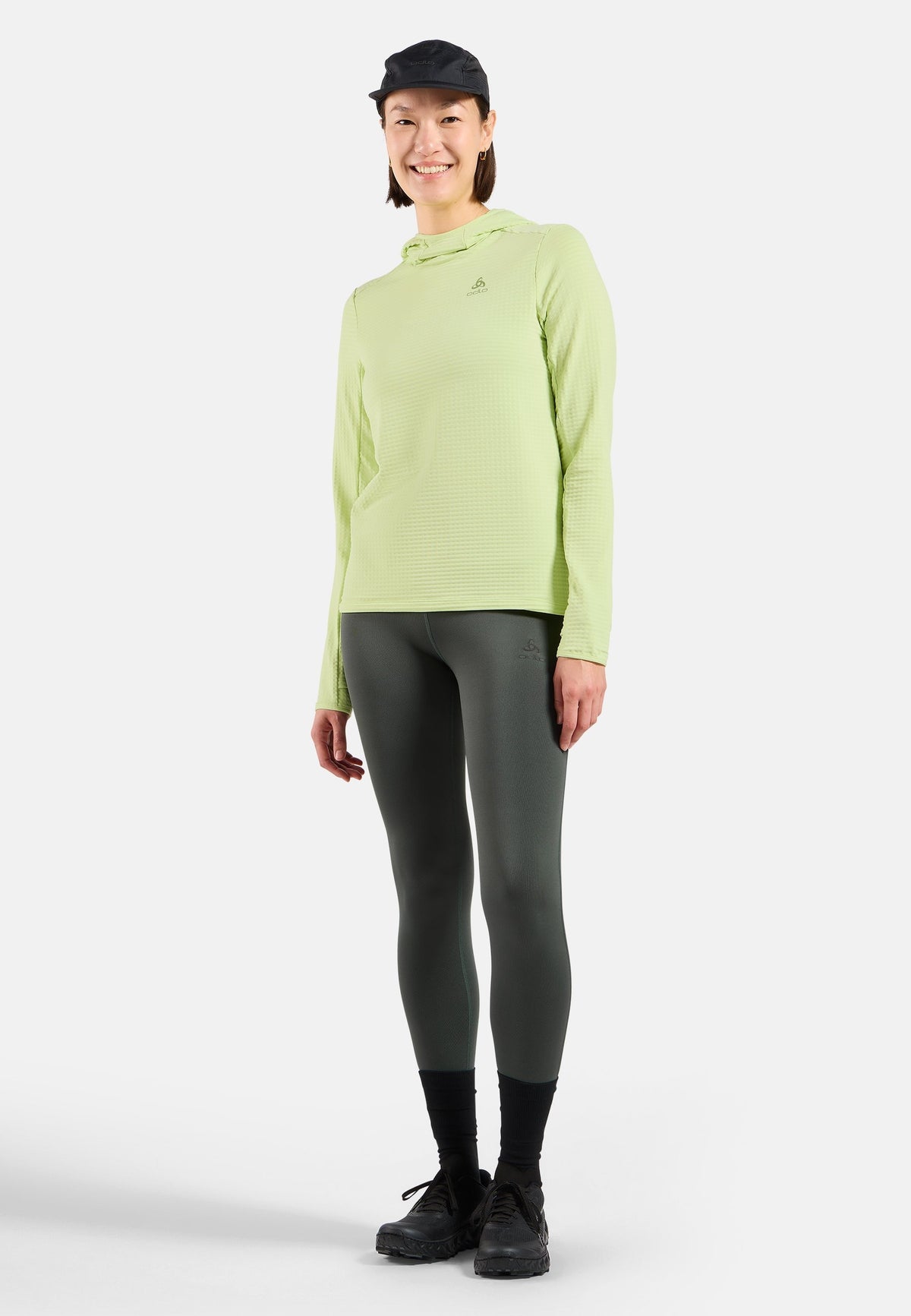 The Essentials Thermal hooded running mid layer