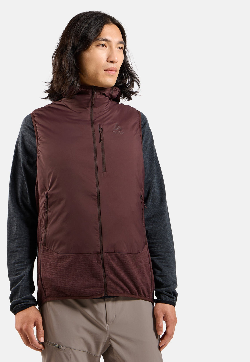 The Ascent wool insulated hybrid vest