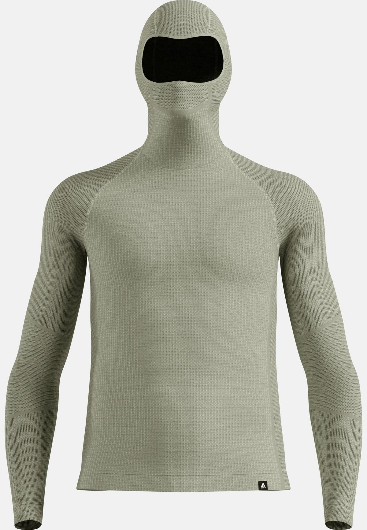 The Seamless Performance Wool base layer top with facemask