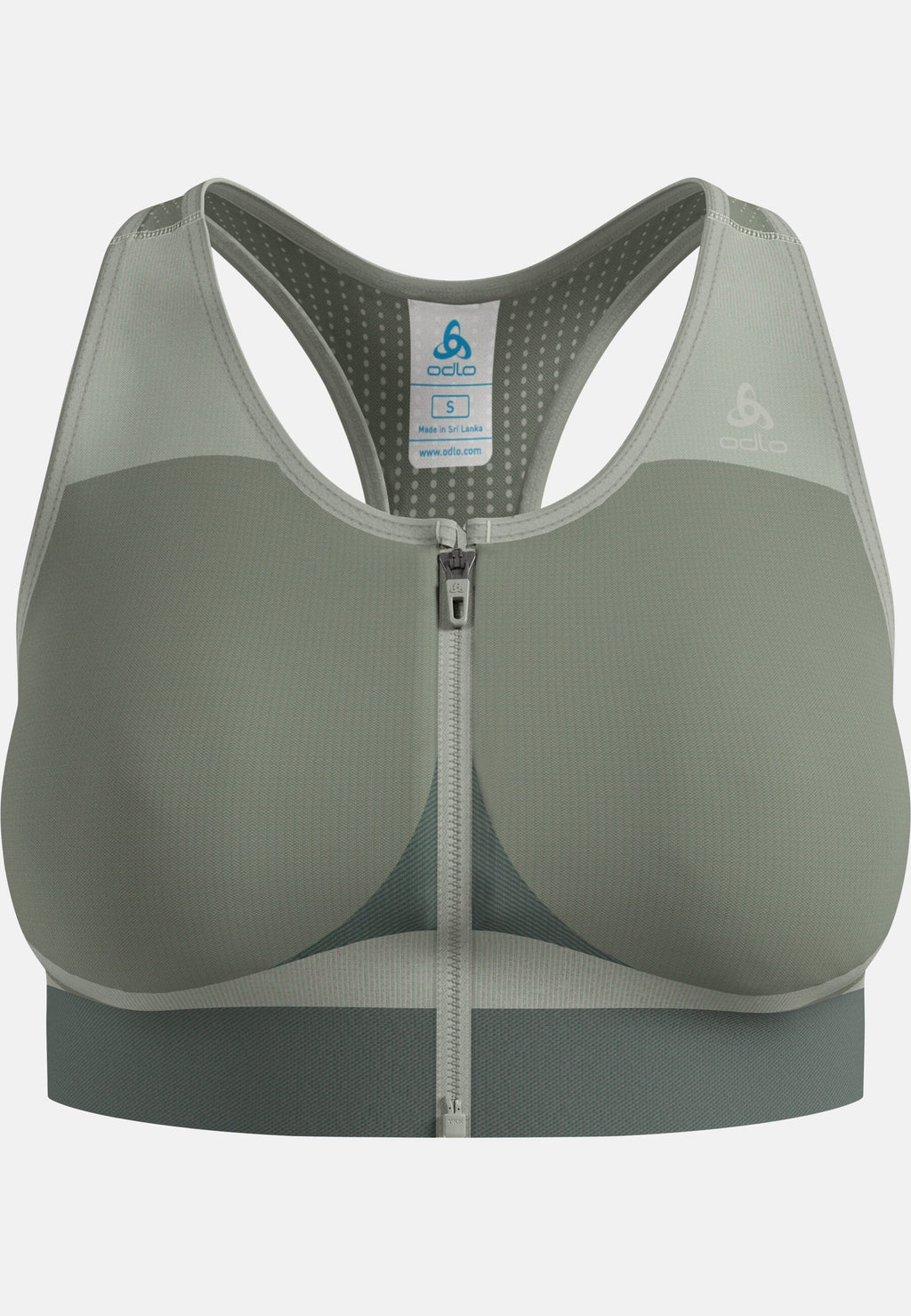 The Seamless zip high-support sports bra