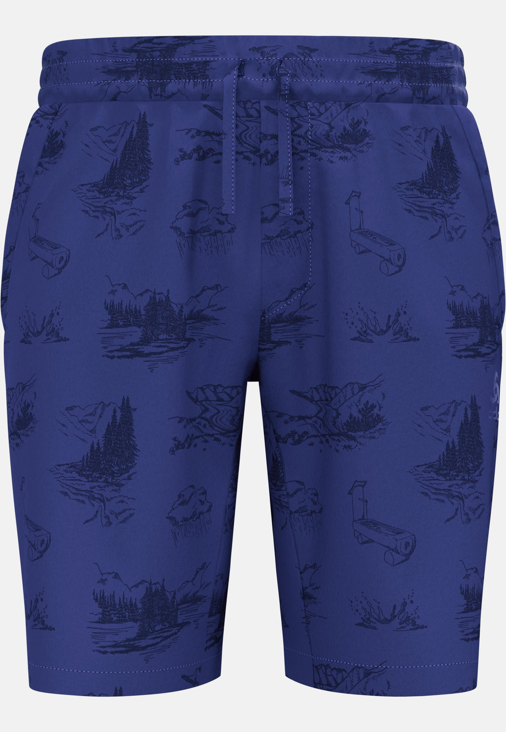 The Essentials print hiking shorts