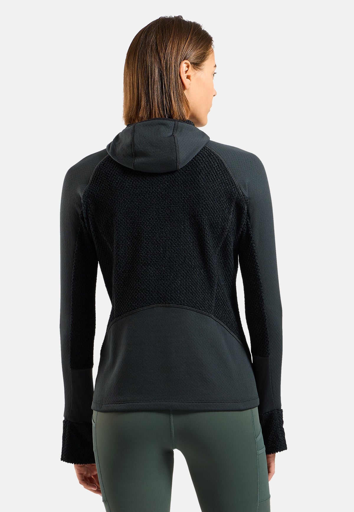 The X-Alp half-zip hooded trail running mid layer