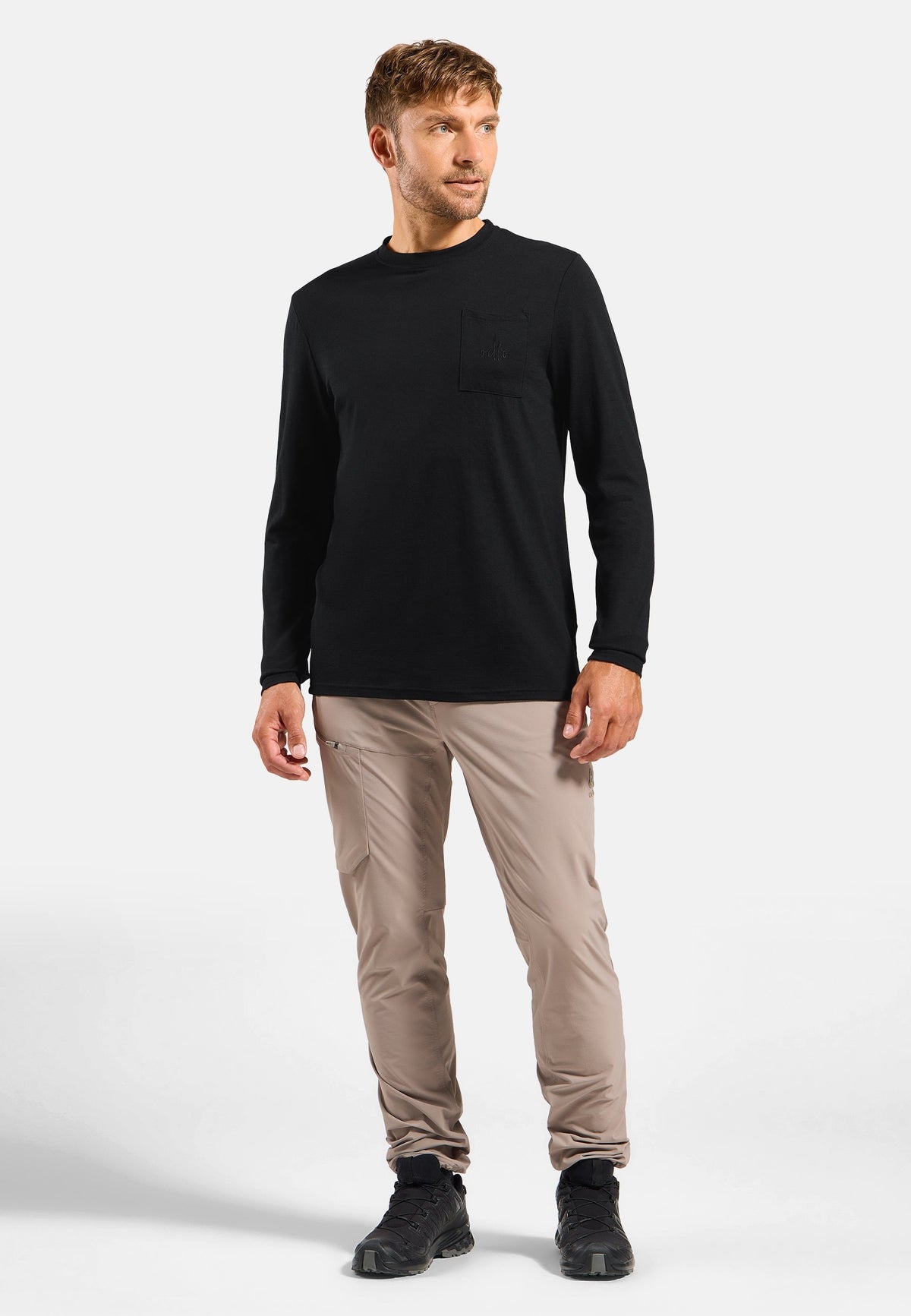The Ascent merino 200 pocket long sleeve t-shirt