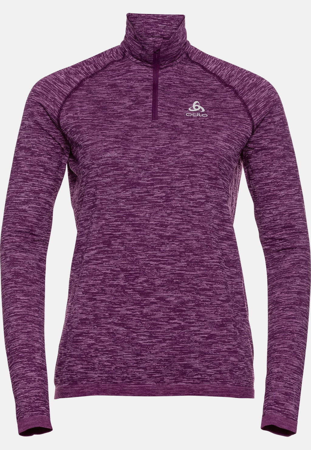 The women's Run Easy Yakwarm half-zip mid layer top