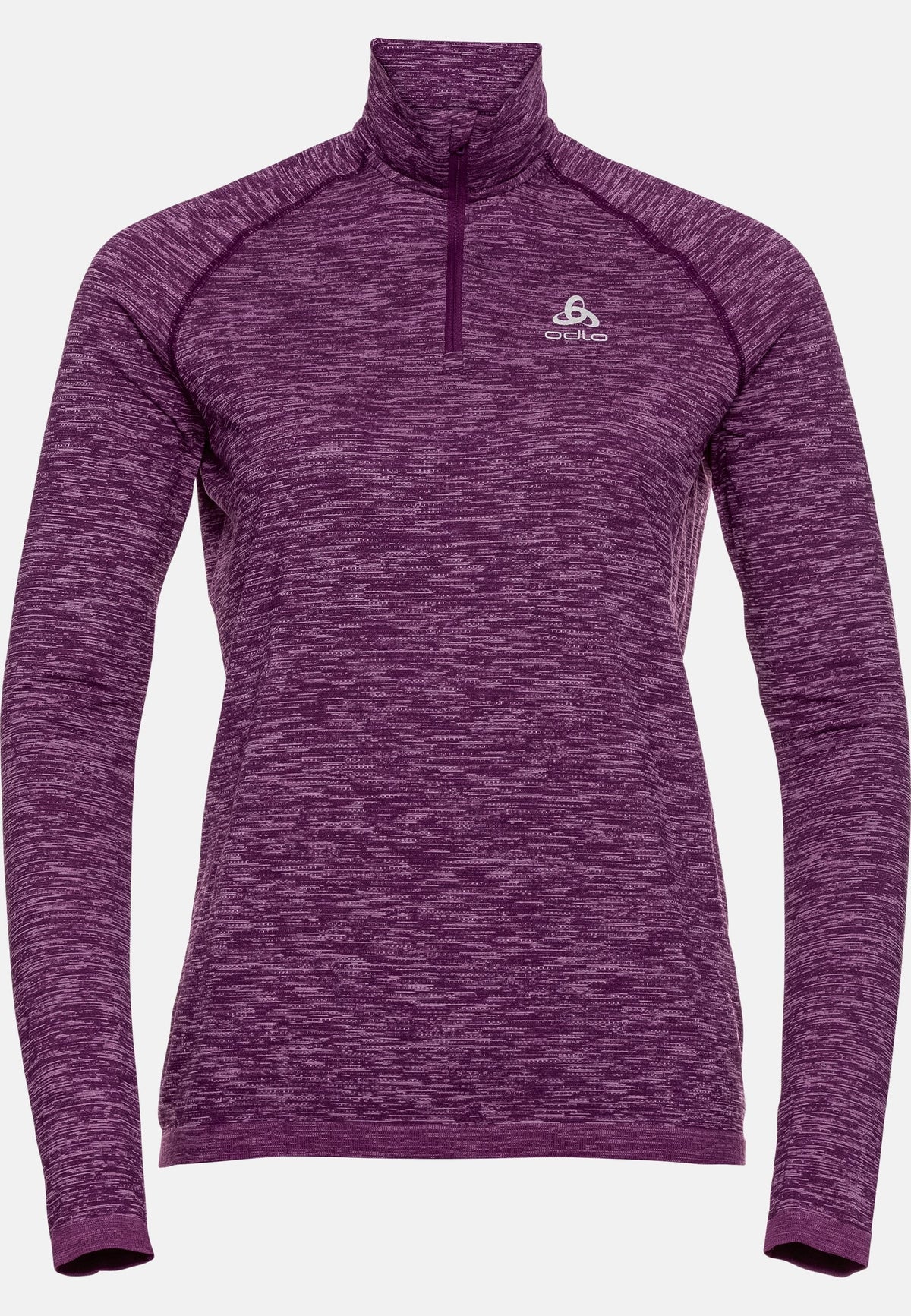 The women's Run Easy Yakwarm half-zip mid layer top