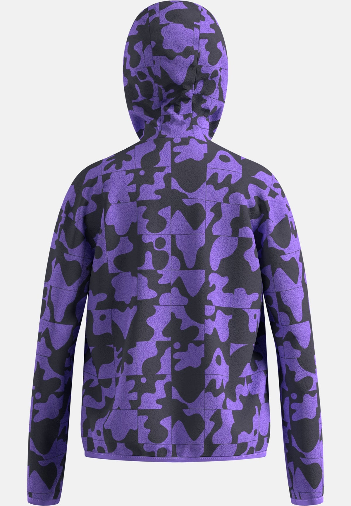 The Adventurer Collection high-pile full-zip graphic hooded mid layer