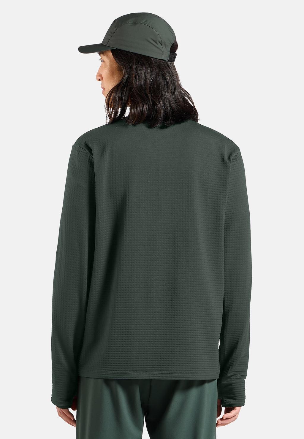 The Essentials Thermal half-zip running mid layer