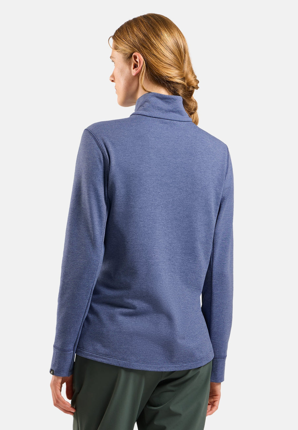 The Essentials grid fleece full-zip multisport mid layer