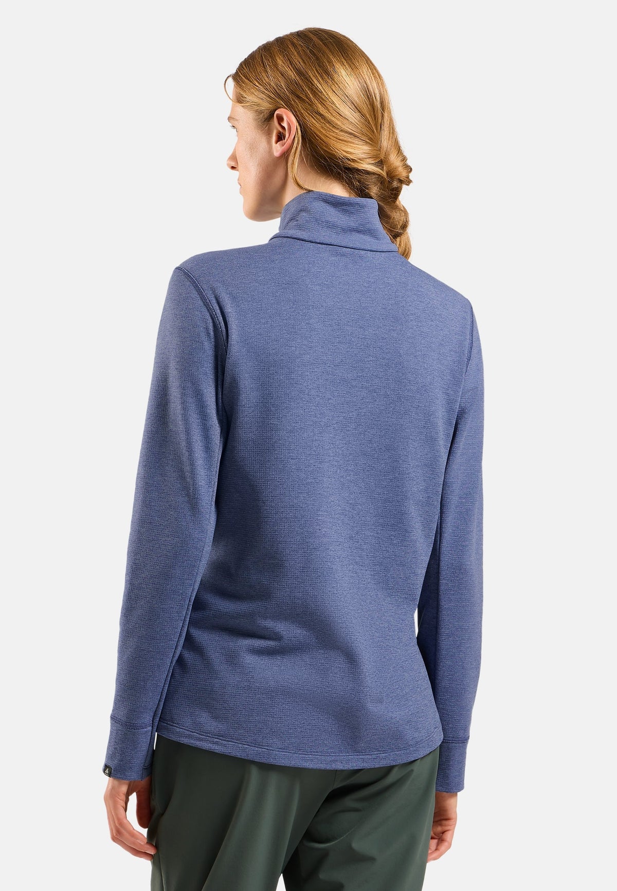 The Essentials grid fleece full-zip multisport mid layer